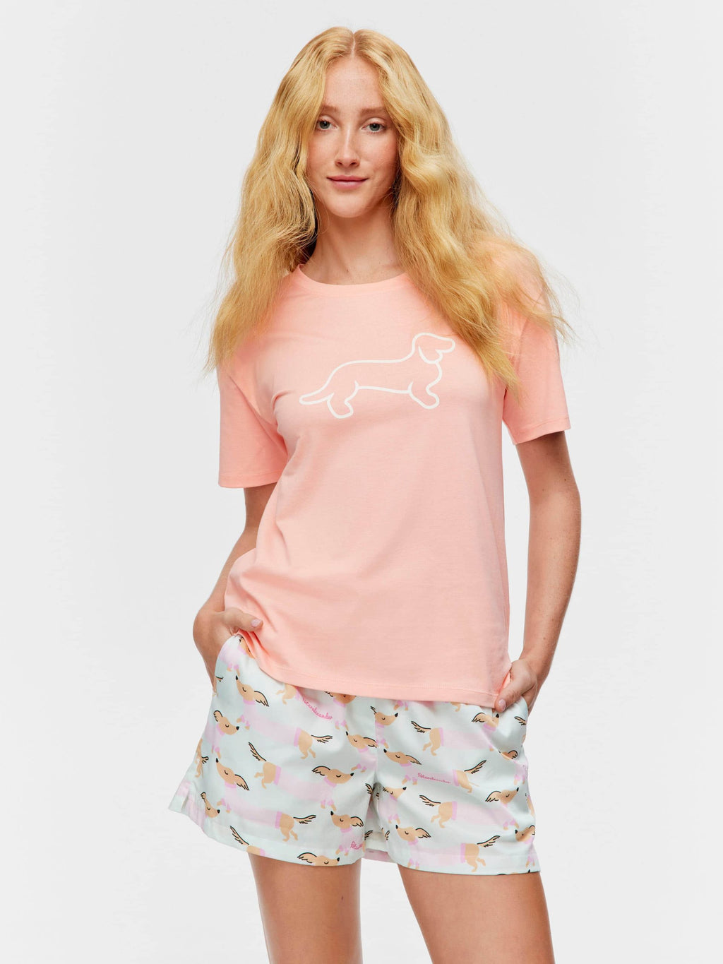 Peach Logo Tee peach image 2