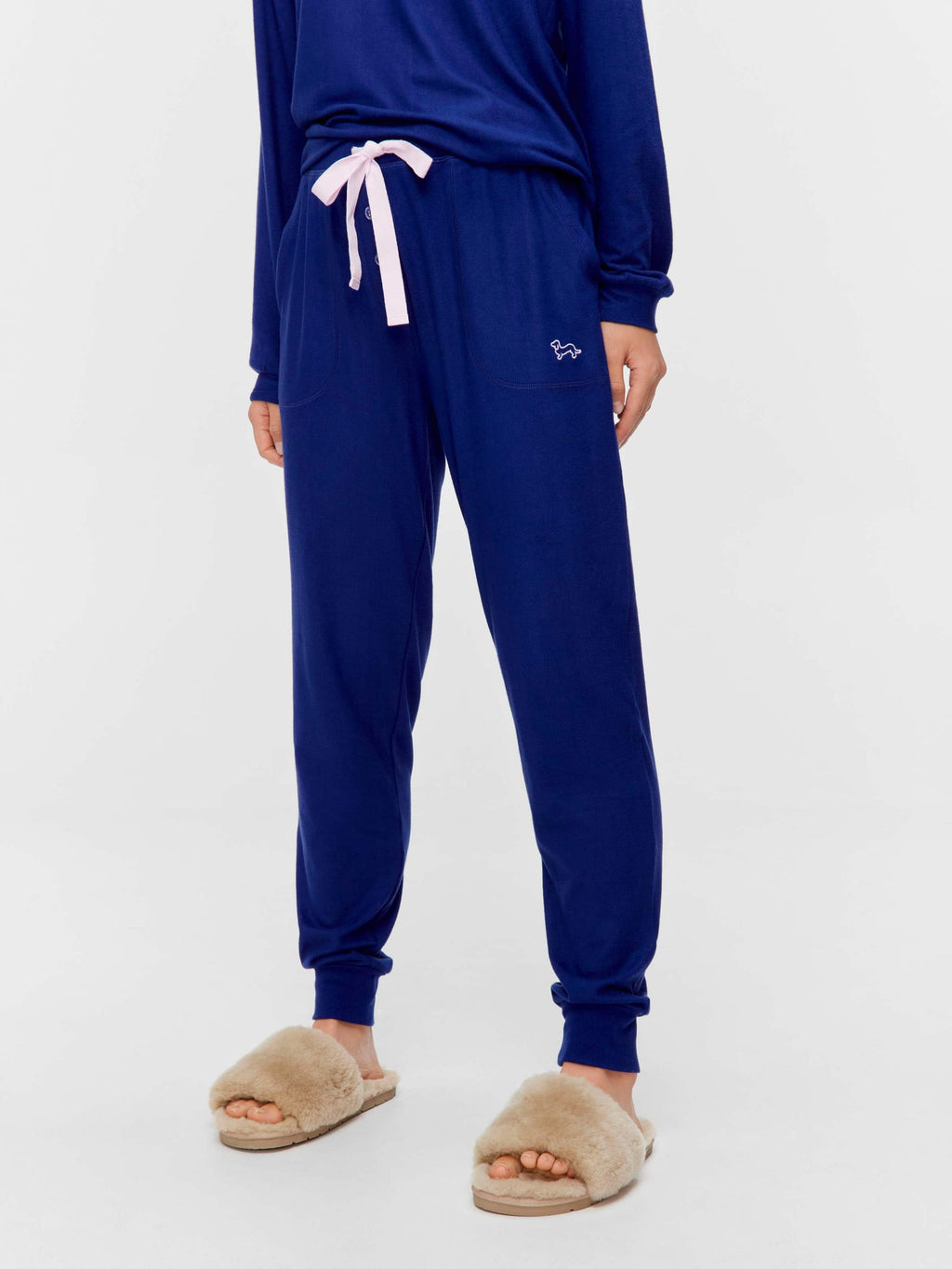 Navy Plush Easy Pj Pant navy image 1