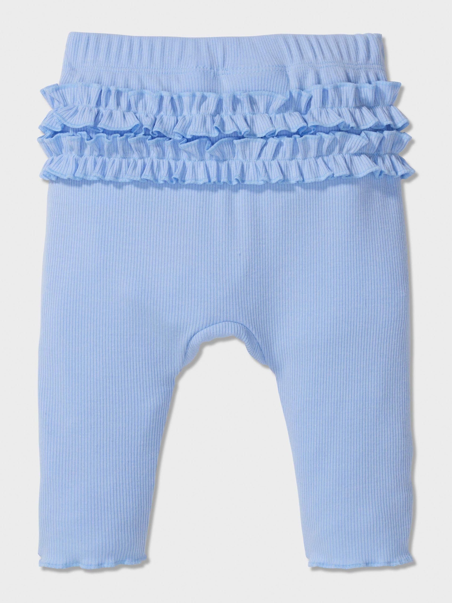Baby Girl Rib Long Pj Set Blue image 3