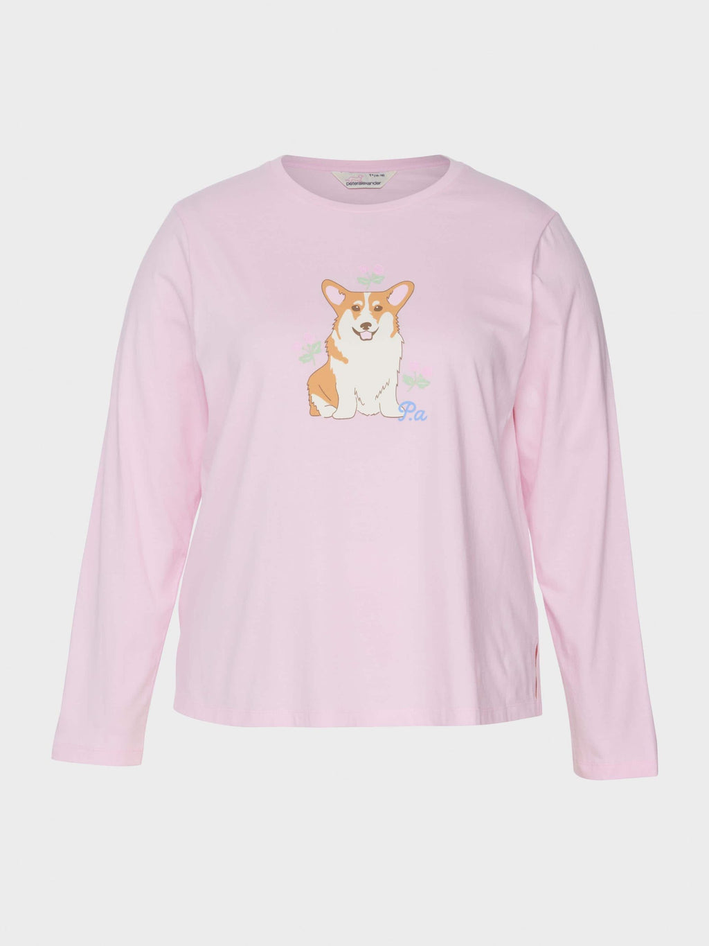 P.A. Plus Corgi Long Sleeve Top Pink image 3