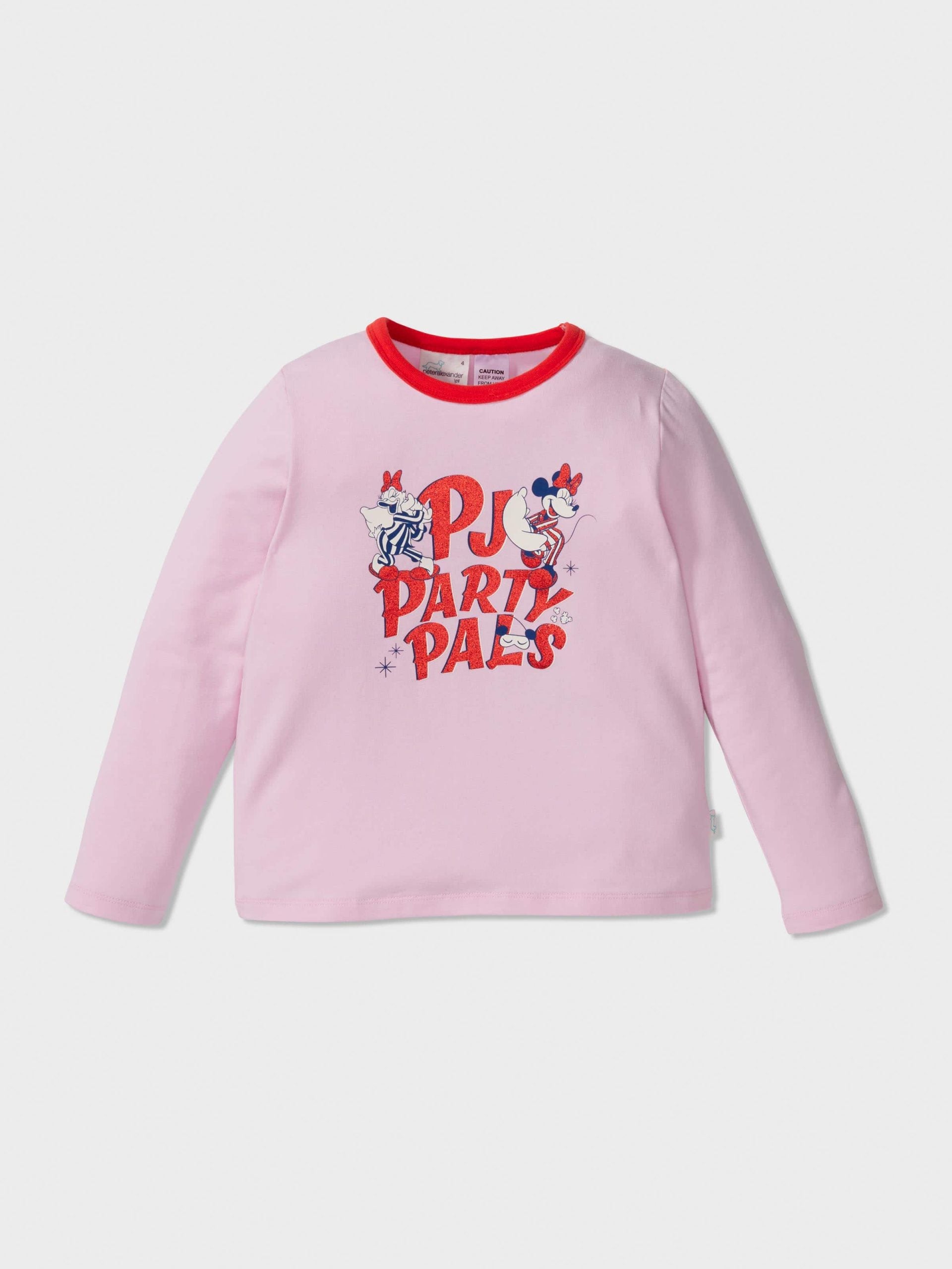 Jnr Girls Disney Minnie Long Pj Set Multi image 2