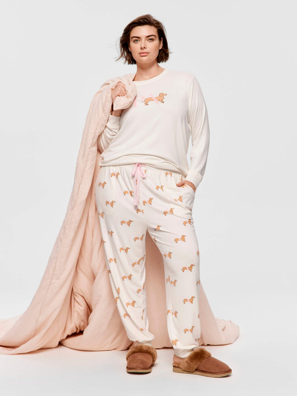 P.A. Plus Penny Plush Easy Pj Pant Multi image 0
