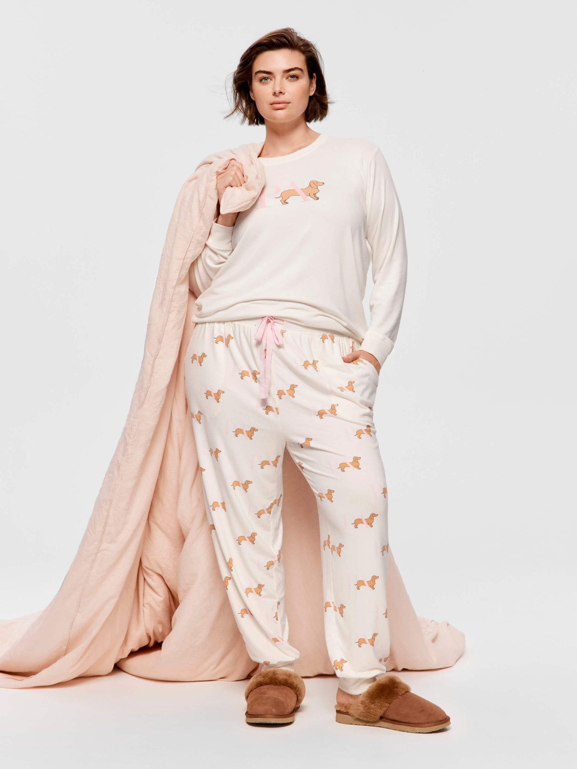 P.A. Plus Penny Plush Easy Pj Pant Multi image 0