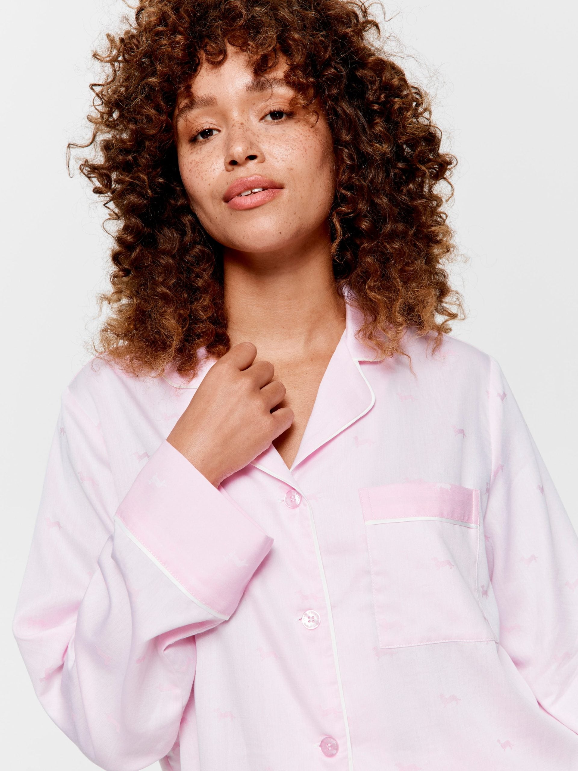 Pretty In Pink Penny Long Pj Set multi image 1