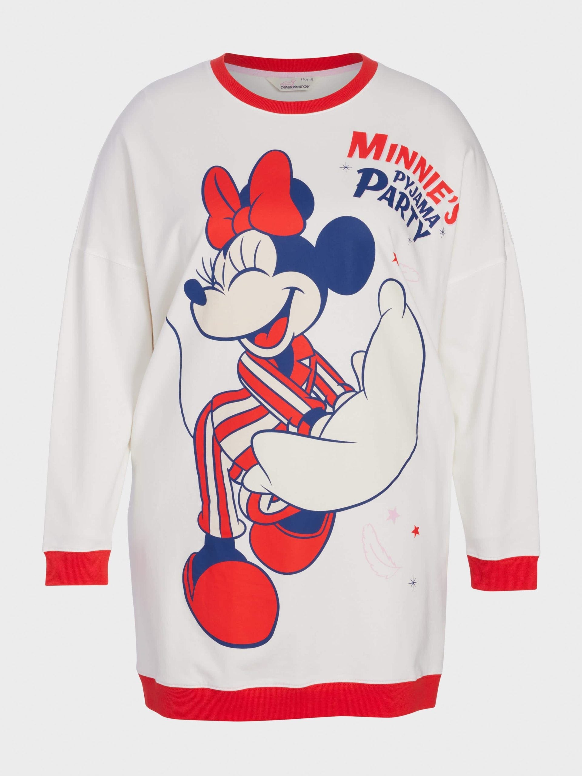 P.A. Plus Minnie Mouse Long Sleeve Sweater Nightie Multi image 3