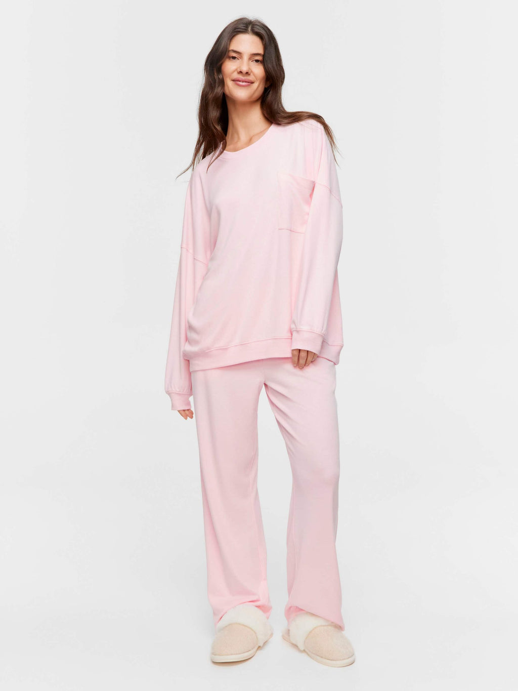 Pink Oversized Sweater palepink image 2