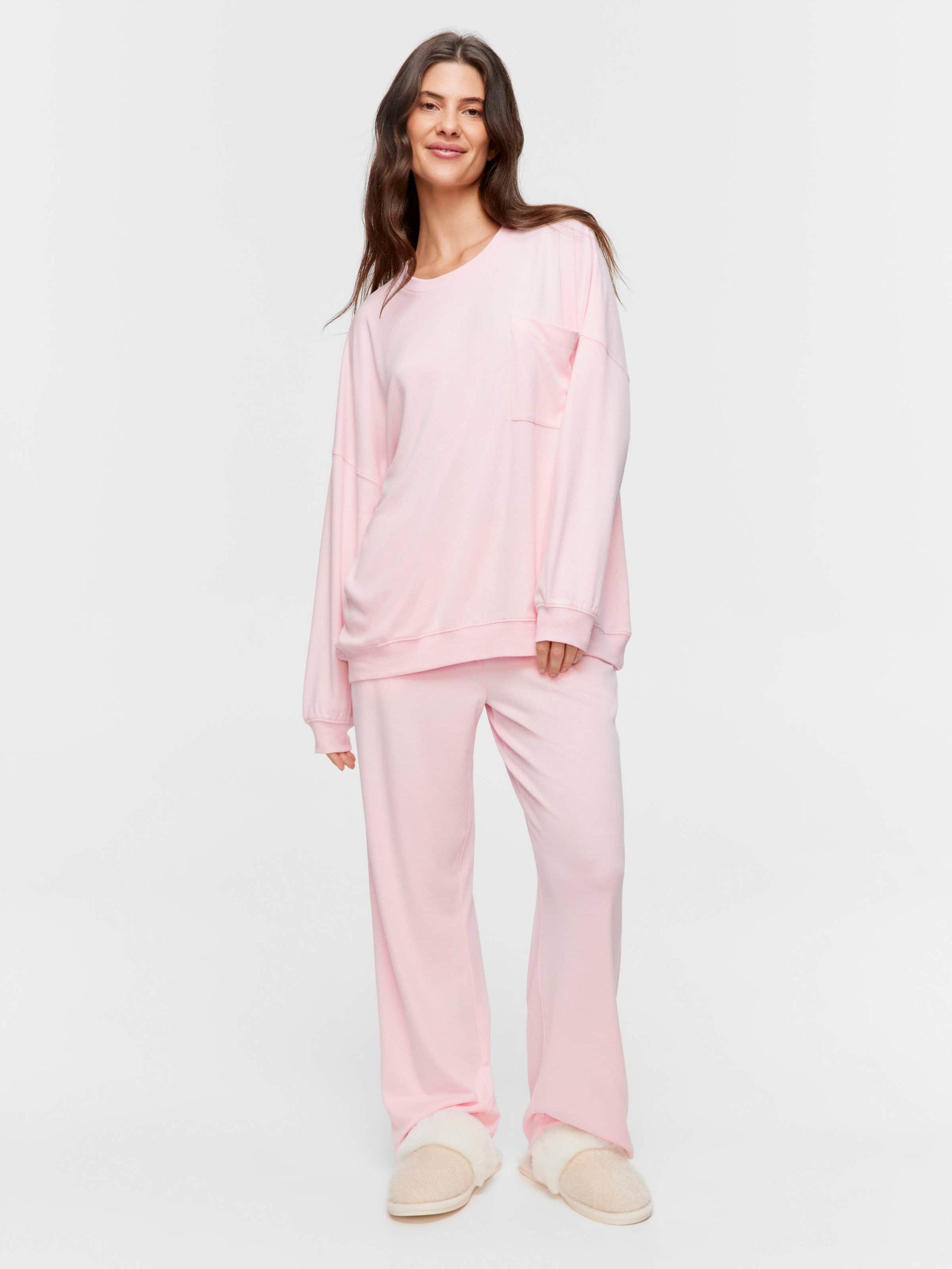 Pink Oversized Sweater palepink image 2