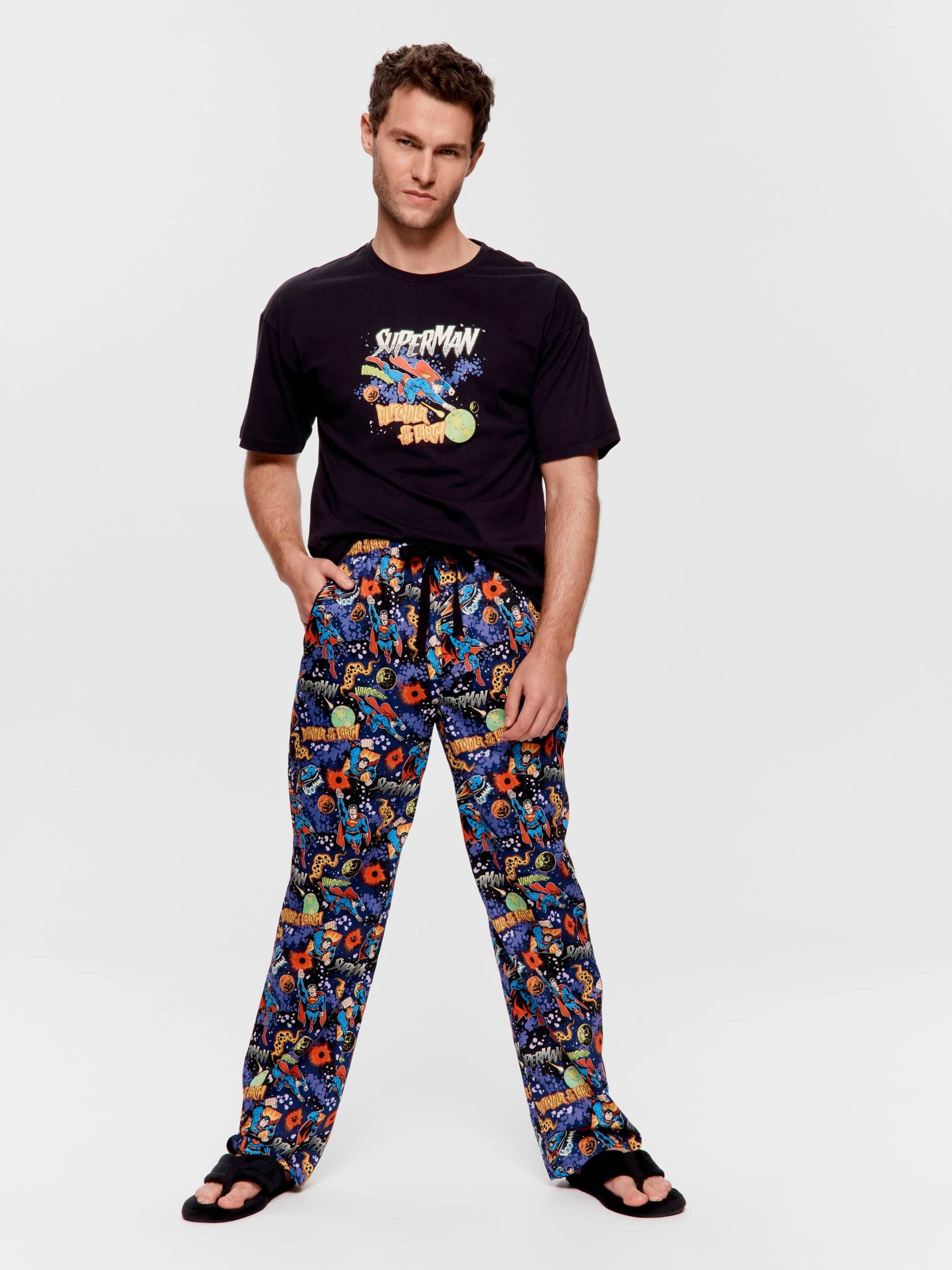 Superman Classic Pj Pant Multi image 1