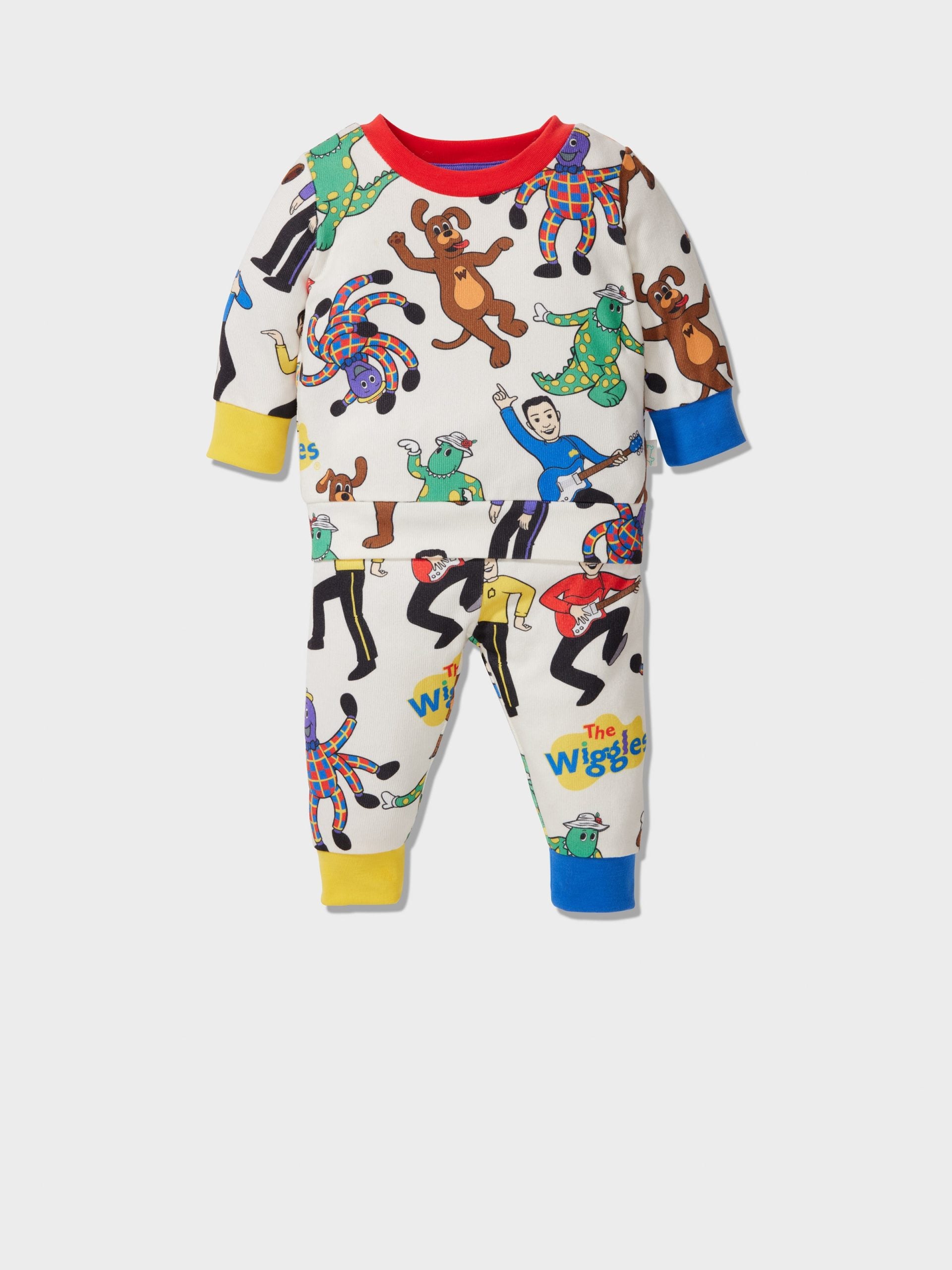 Baby The Wiggles Plush Long Pj Set Multi image 0