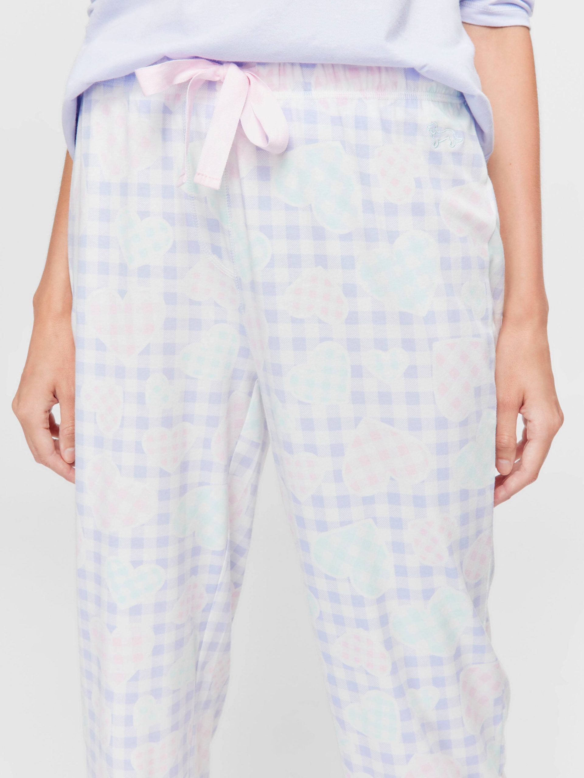 Heart Patch Easy Pj Pant multi image 0
