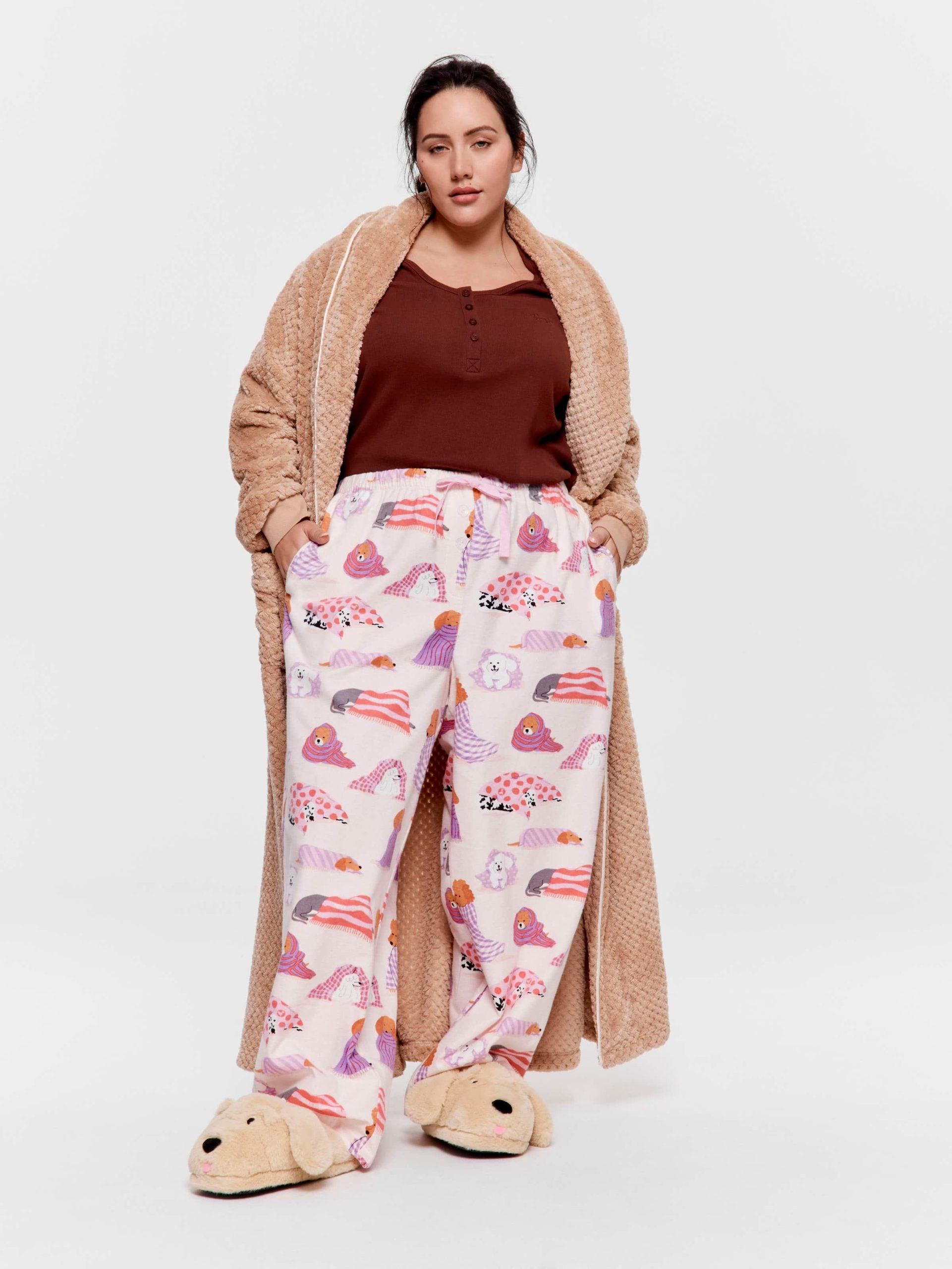 P.A. Plus Blanket Dogs Classic Flannelette Pj Pant Multi image 1