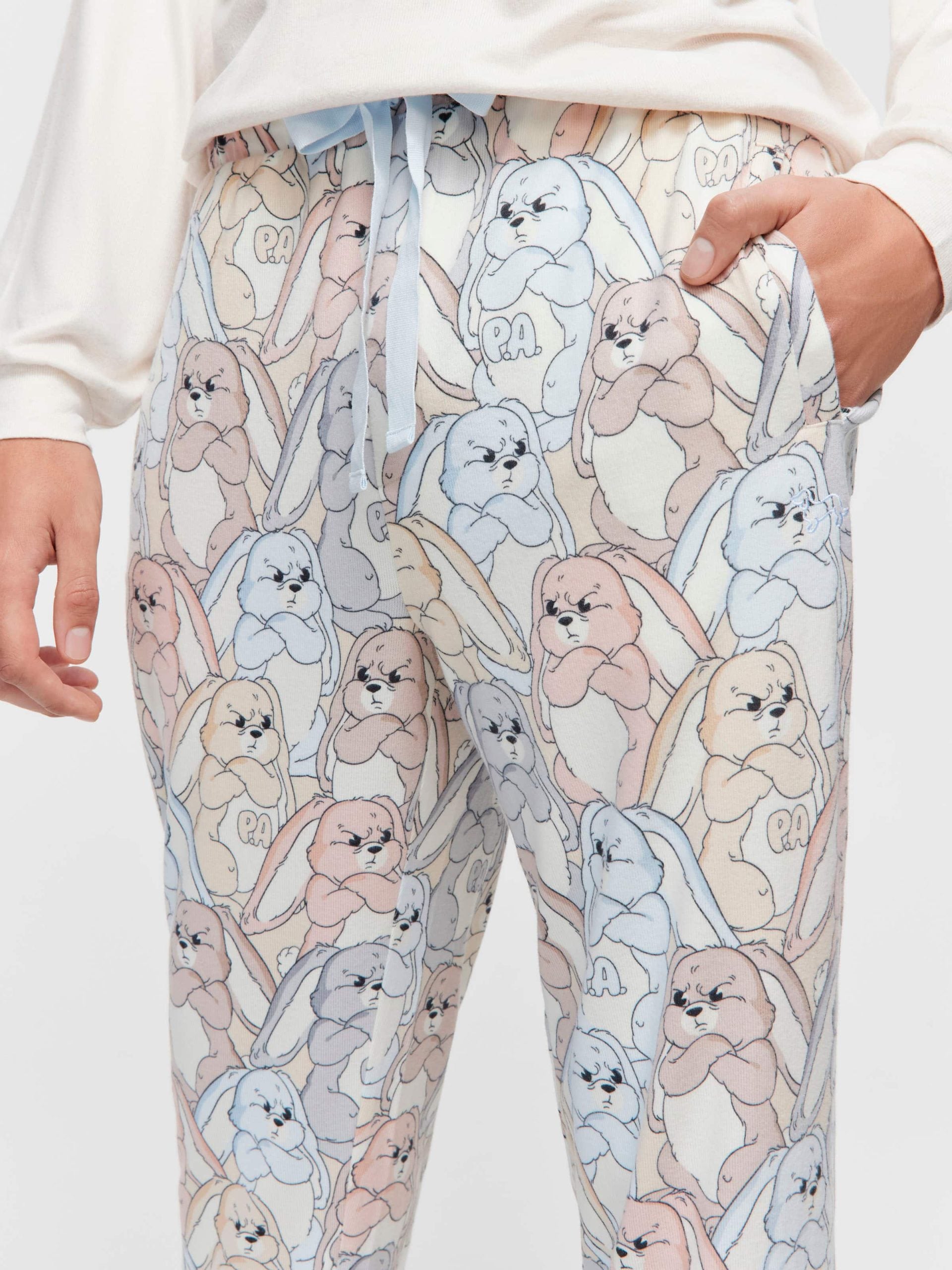 Grumpy Bunny Jogger Pj Pant multi image 2