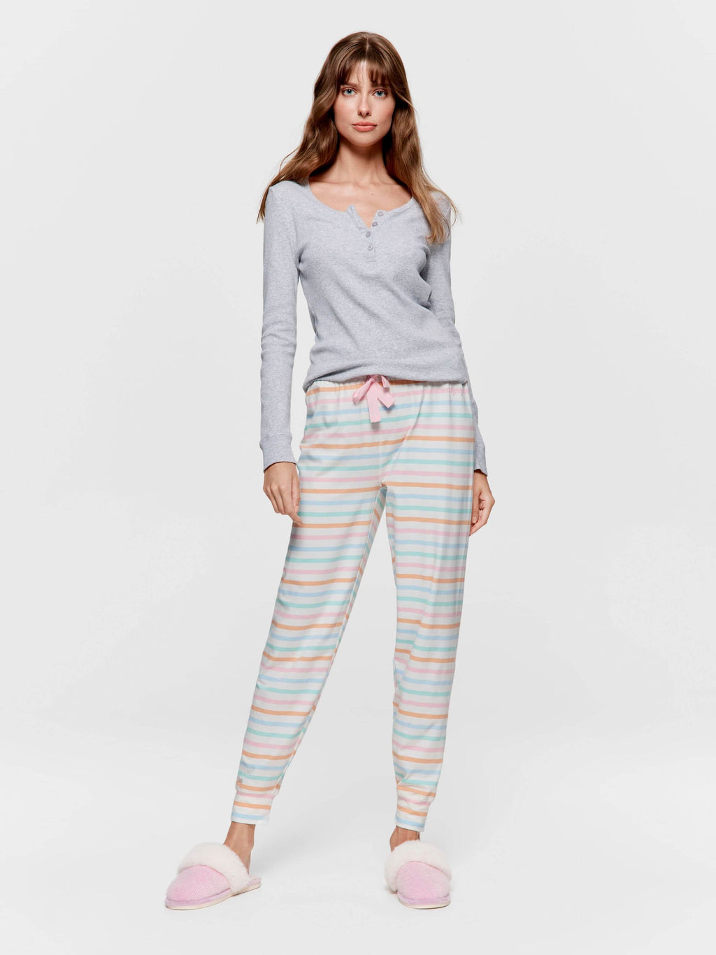 Rainbow Stripe Easy Pj Pant multi image 1