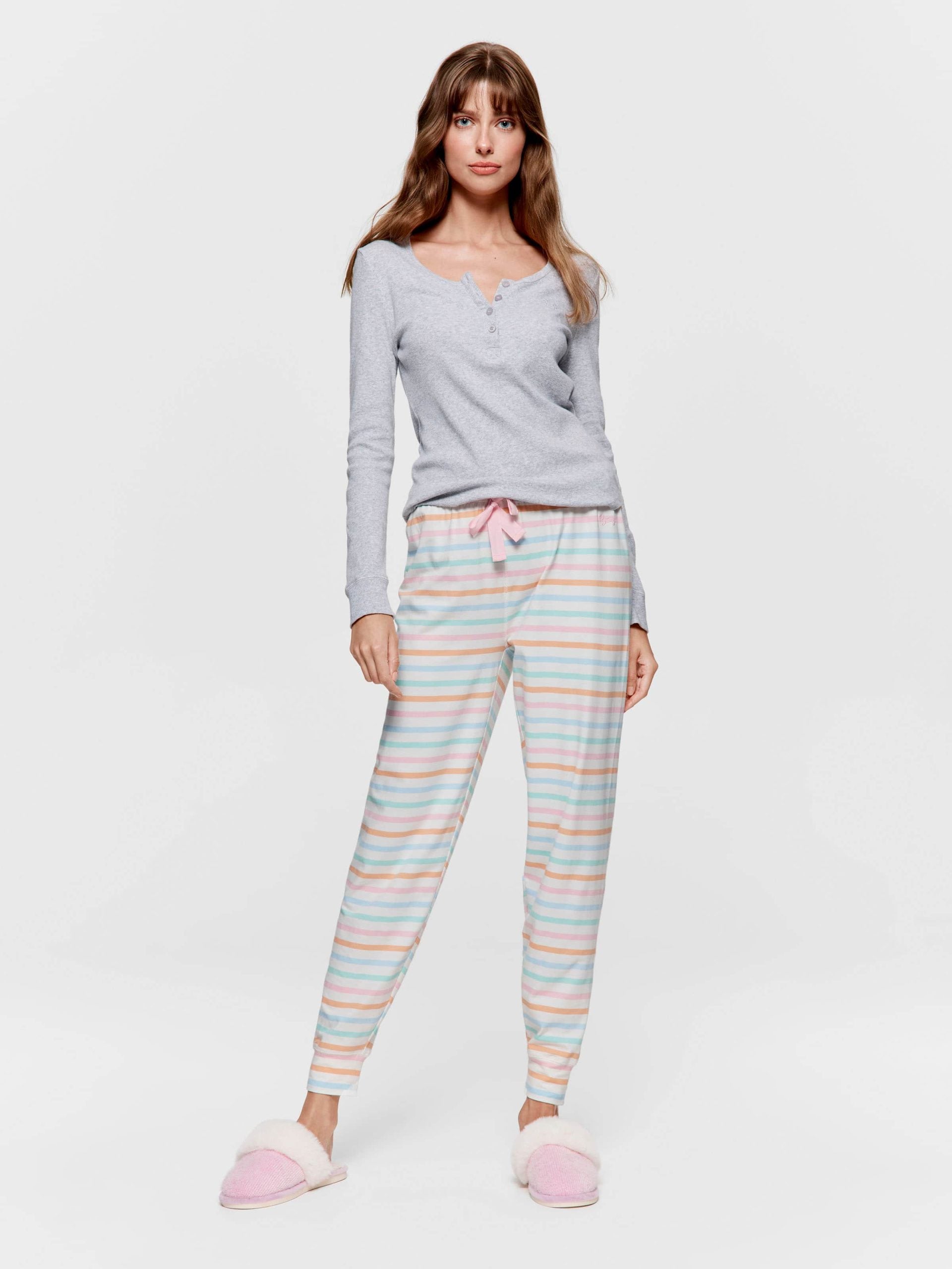 Rainbow Stripe Easy Pj Pant multi image 1
