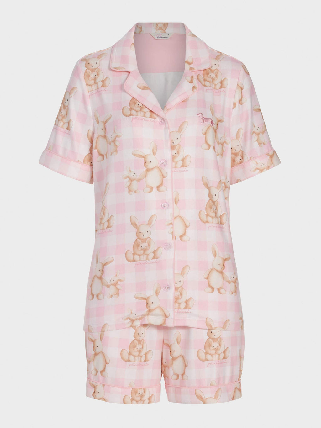 Soft Bunny Plush Shortie Pj Set multi image 3