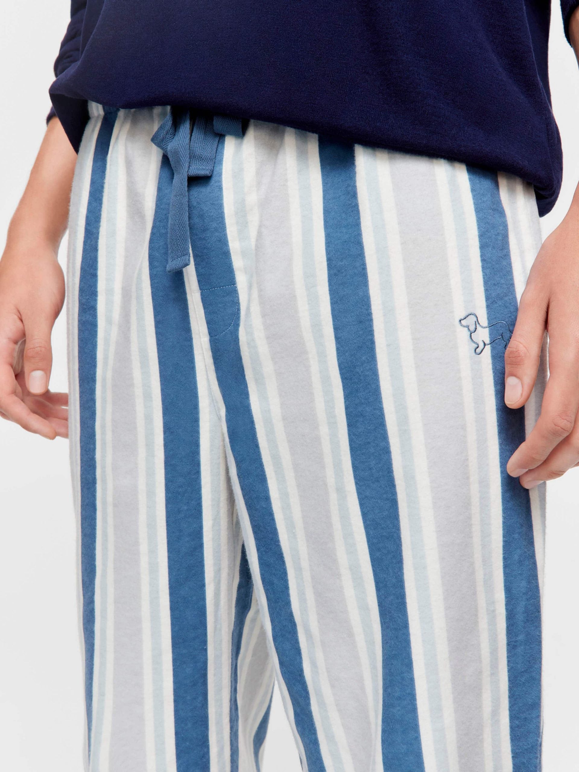 Multi Stripe Flannelette Pj Pant multi image 2