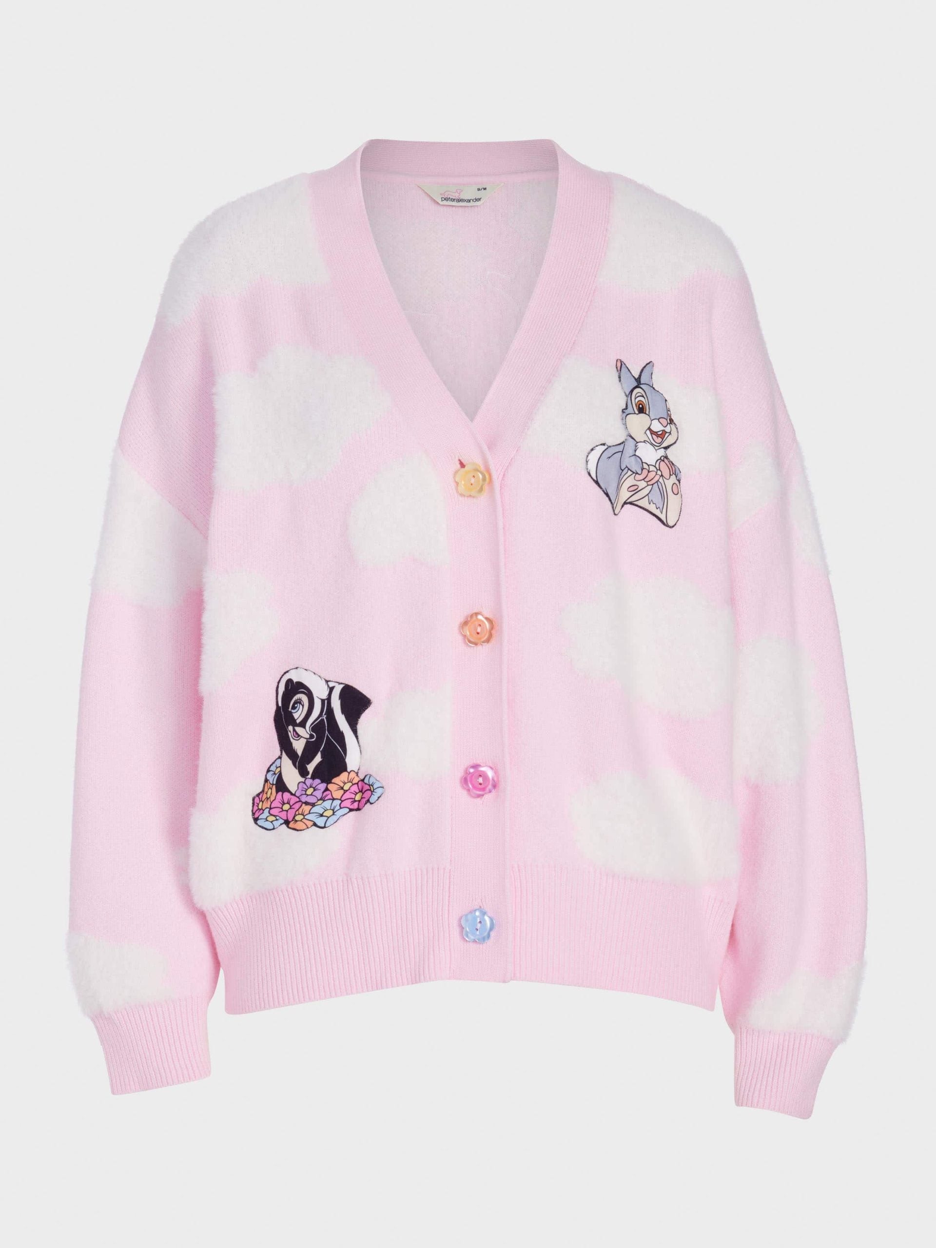 Bambi Fluffy Knit Cardi multi image 3