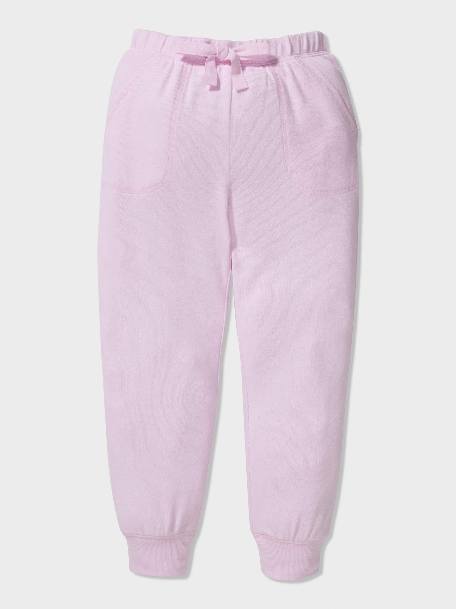Girls Pink Plush Pj Set pink image 3