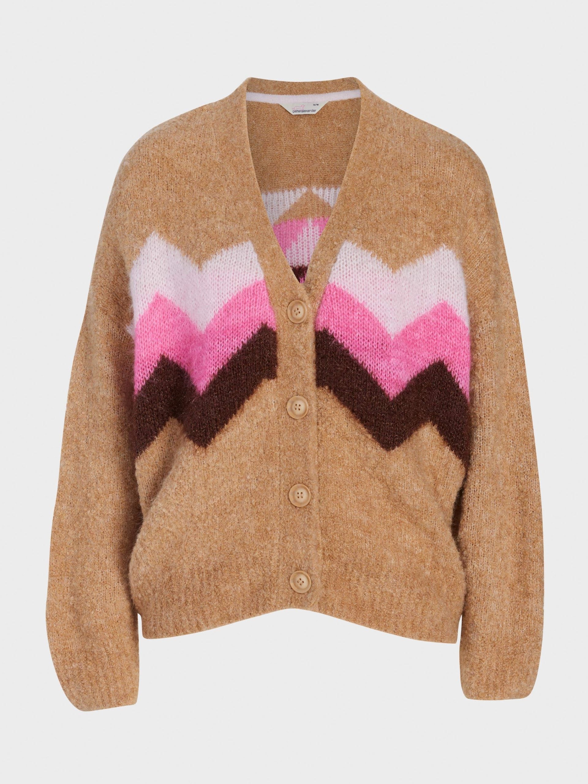 Zig Zag Knit Cardi multi image 3