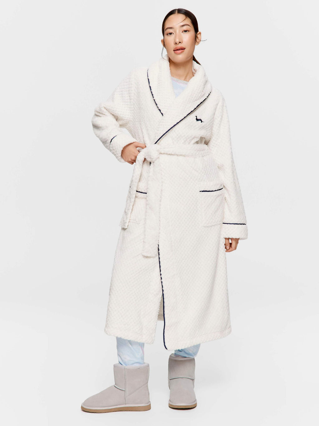 P.A. Hotel Edition Jacquard Gown white image 1