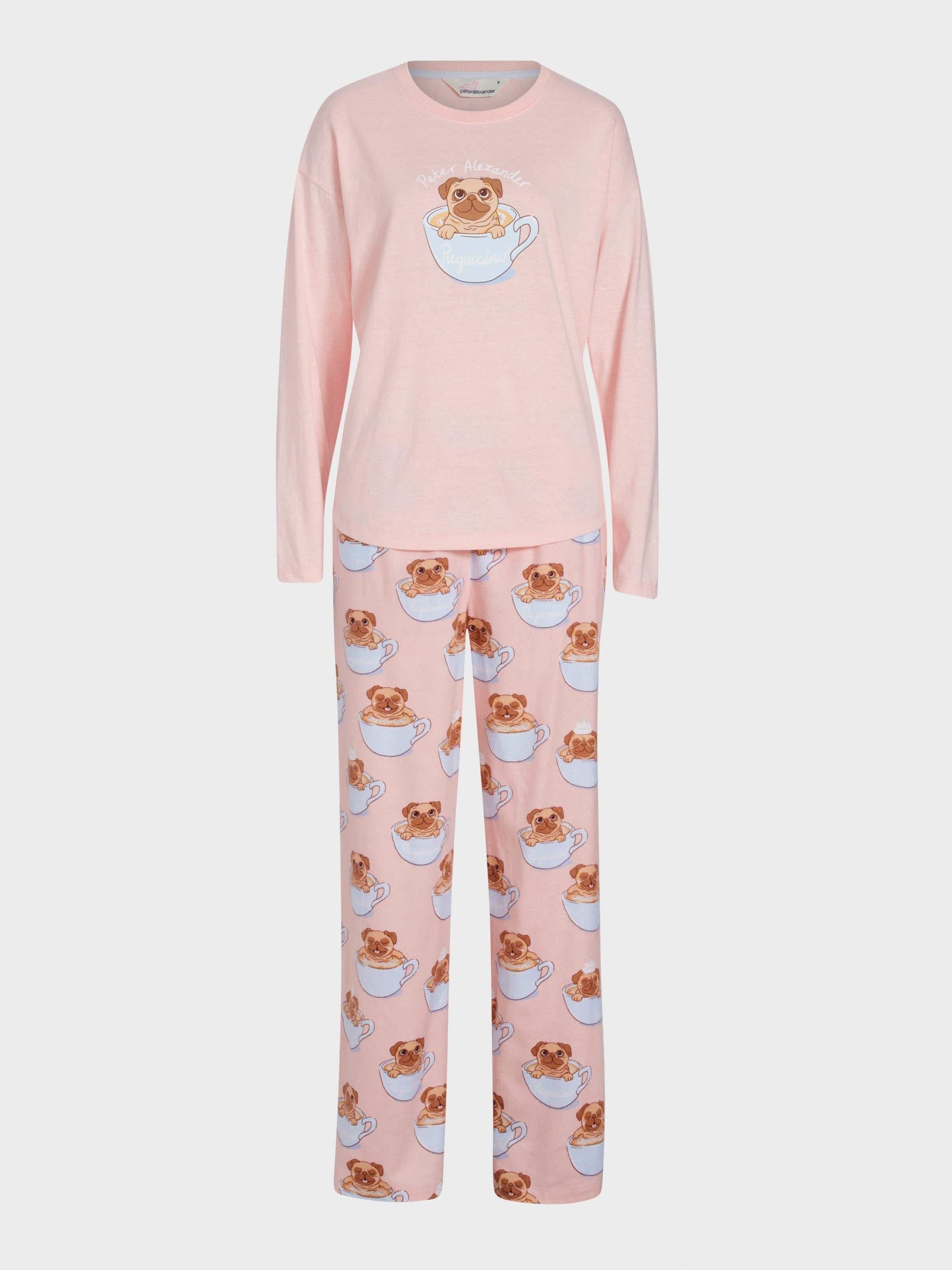 Pug In A Mug Long Pj Set Multi image 4