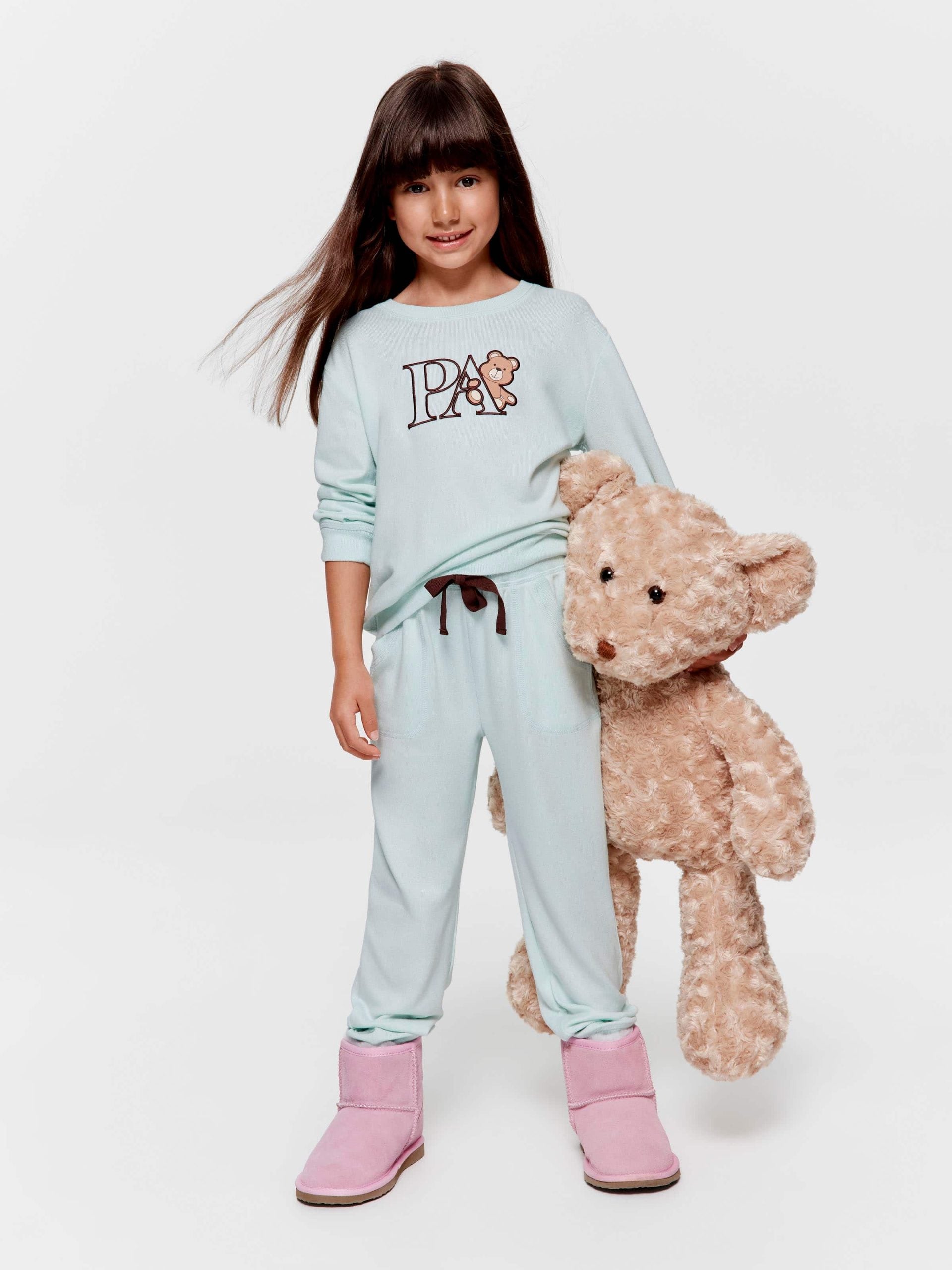Jnr Girls Mint P.A. Long Pj Set mint image 0