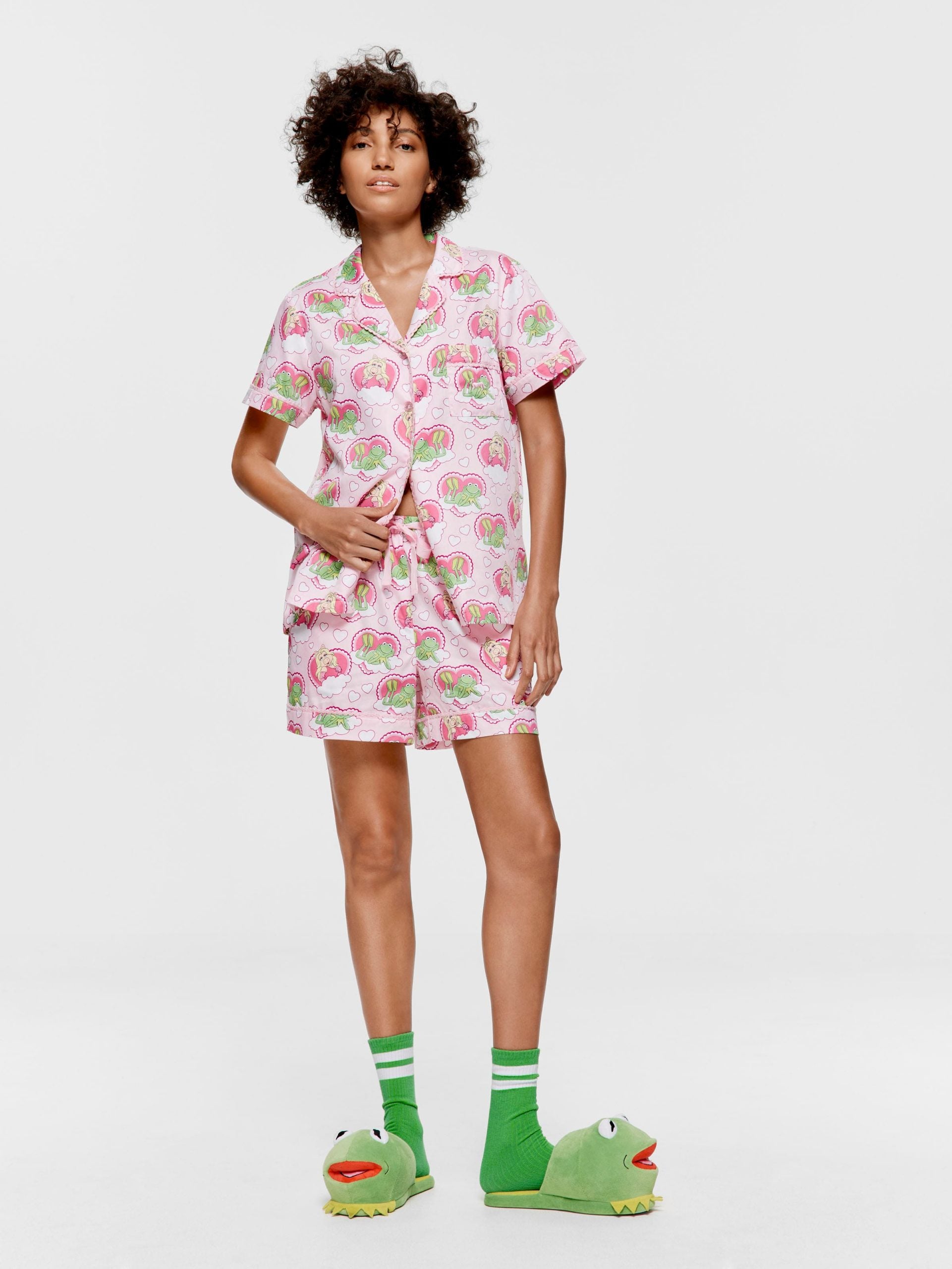 Miss Piggy & Kermit Shortie Pj Set multi image 1