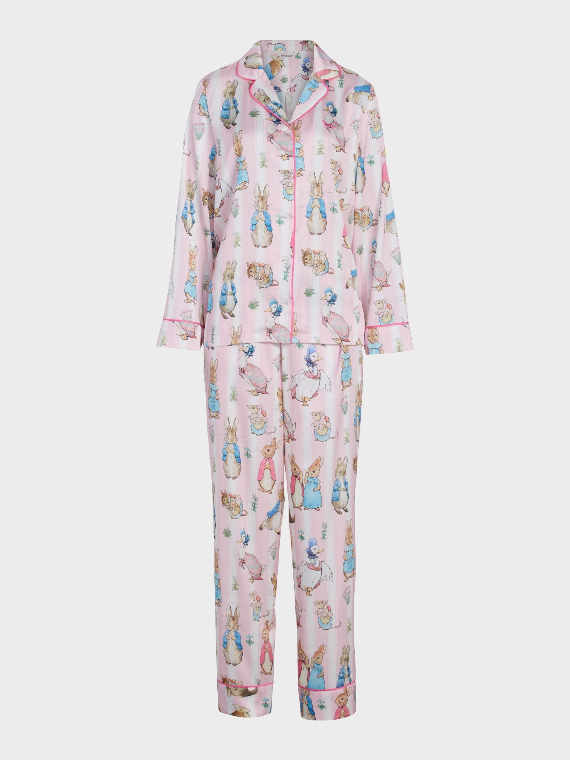 Peter Rabbit Satin Long Sleeve Pj Set multi image 4