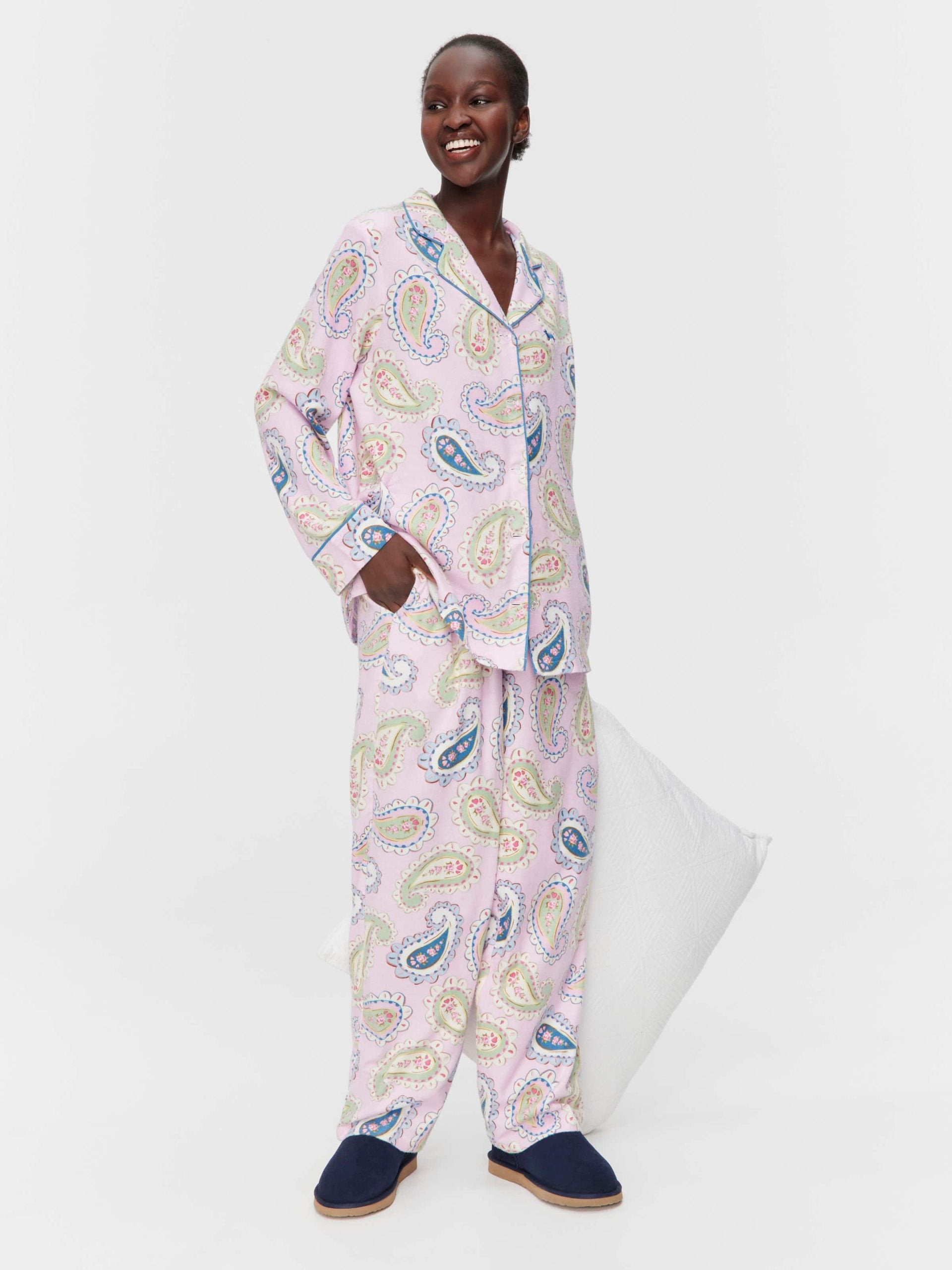 Cowgirl Paisley Bamboo Flannelette Classic Pj Set Multi image 1