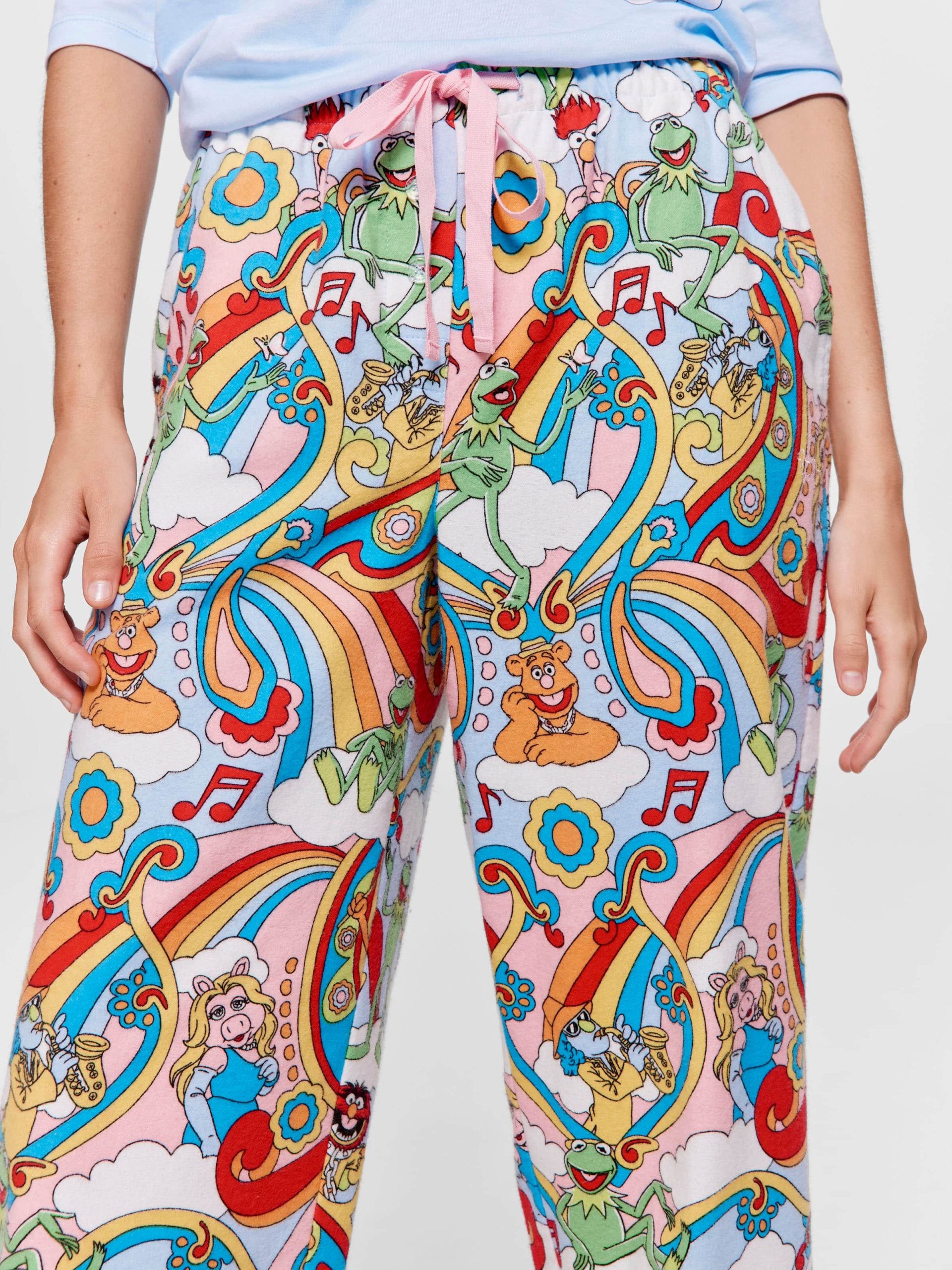 The Muppets Rainbow Classic Flannelette Pj Pant multi image 2