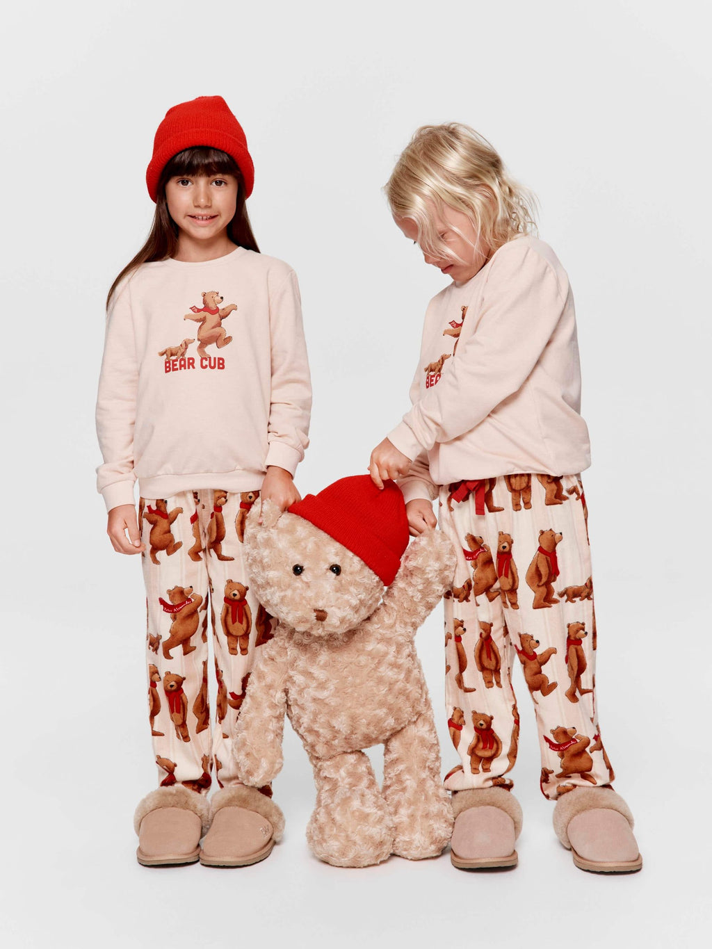 Jnr Kids Bear Cub Long Pj Set multi image 0