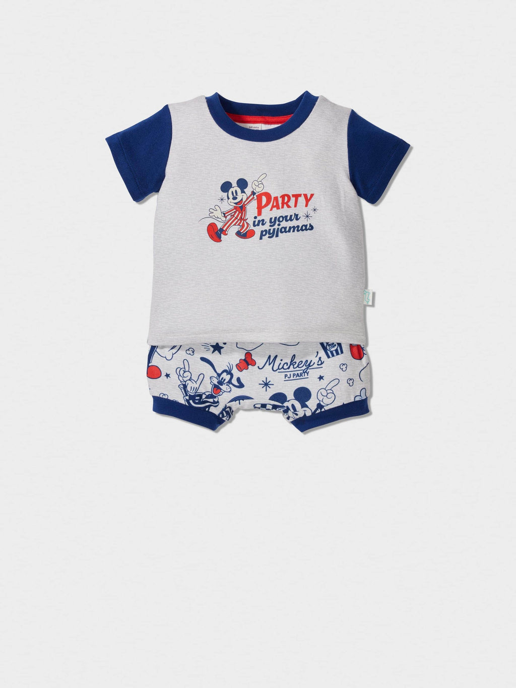Baby Disney Mickey Party Short Pj Set Multi image 0