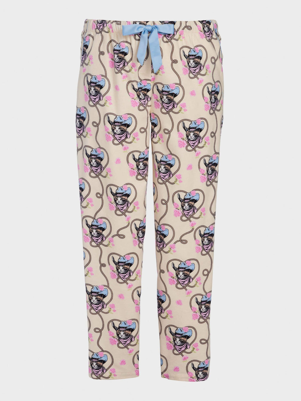 P.A. Plus Cowboy Kitty Flannelette Classic Pj Pant Multi image 3