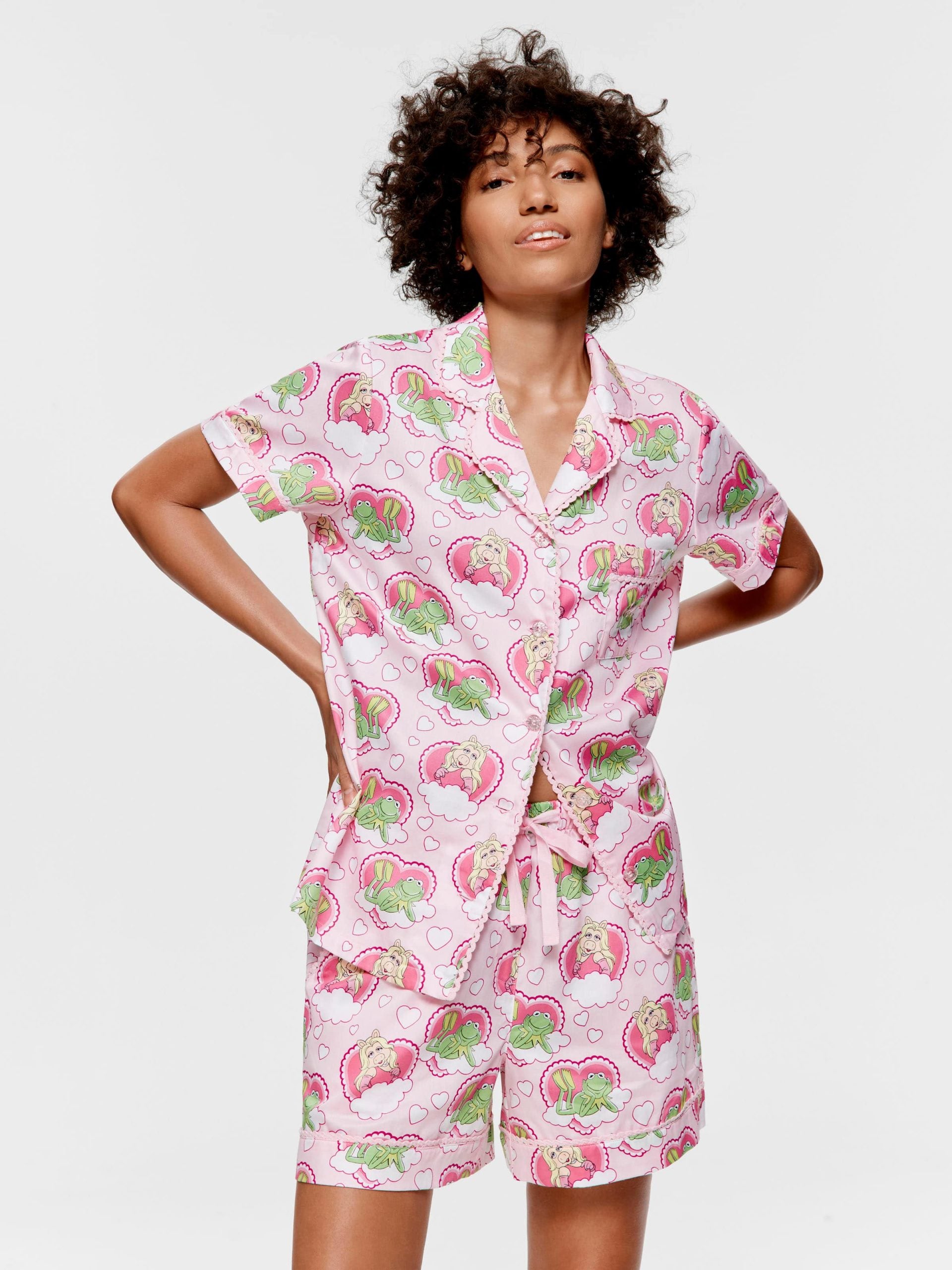 Miss Piggy & Kermit Shortie Pj Set multi image 2