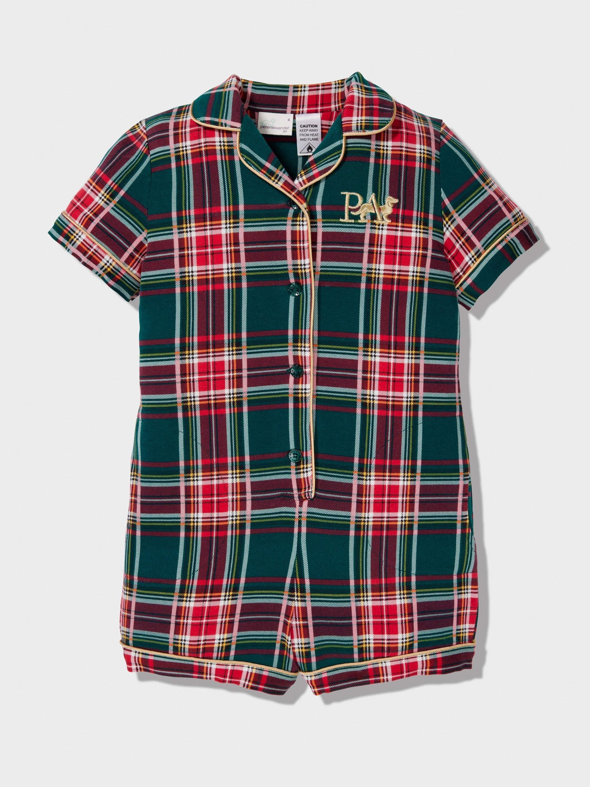 Kids Tartan Onesie multi image 3