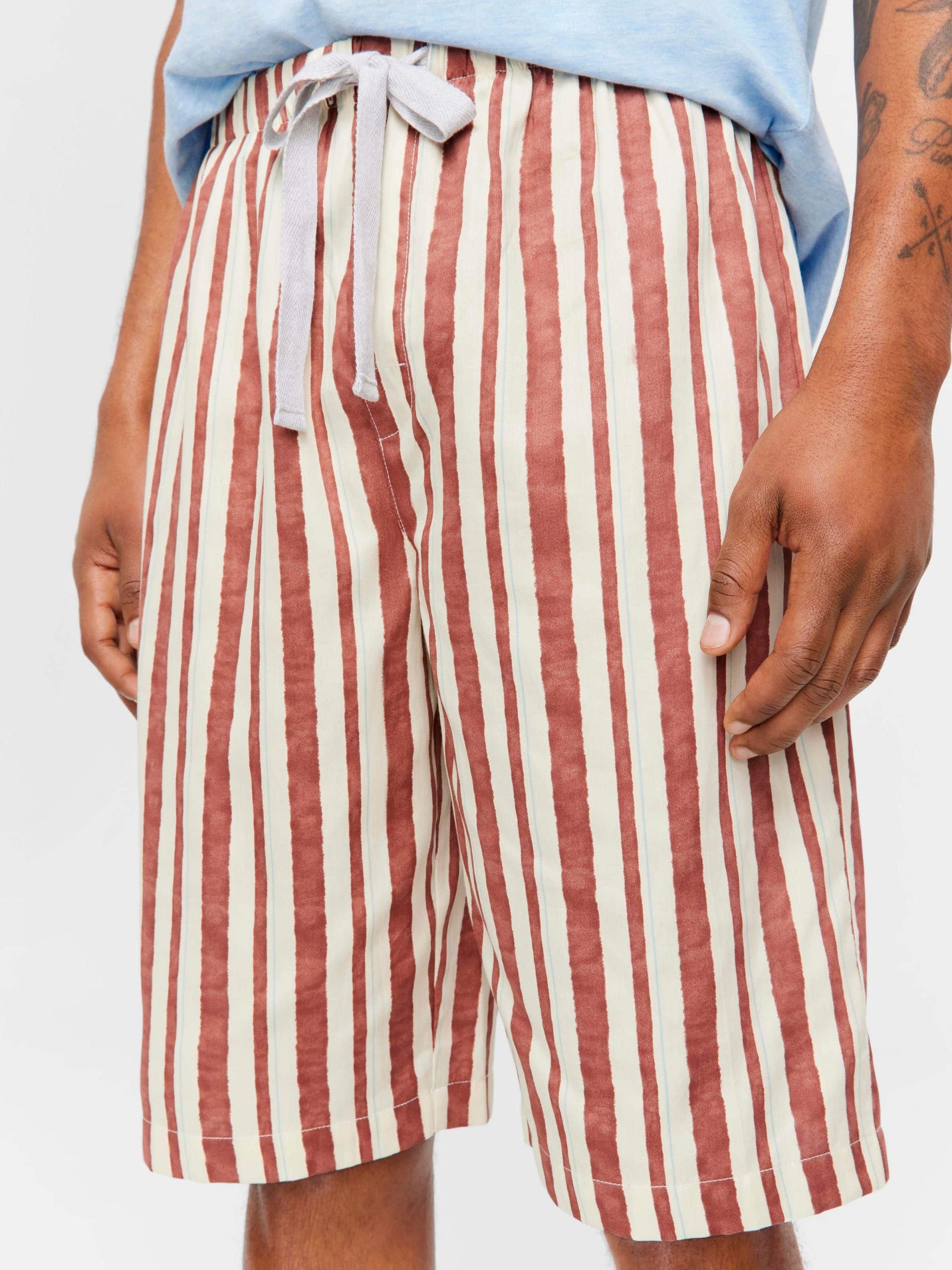 Painted Stripe Sleep Short multi image 2