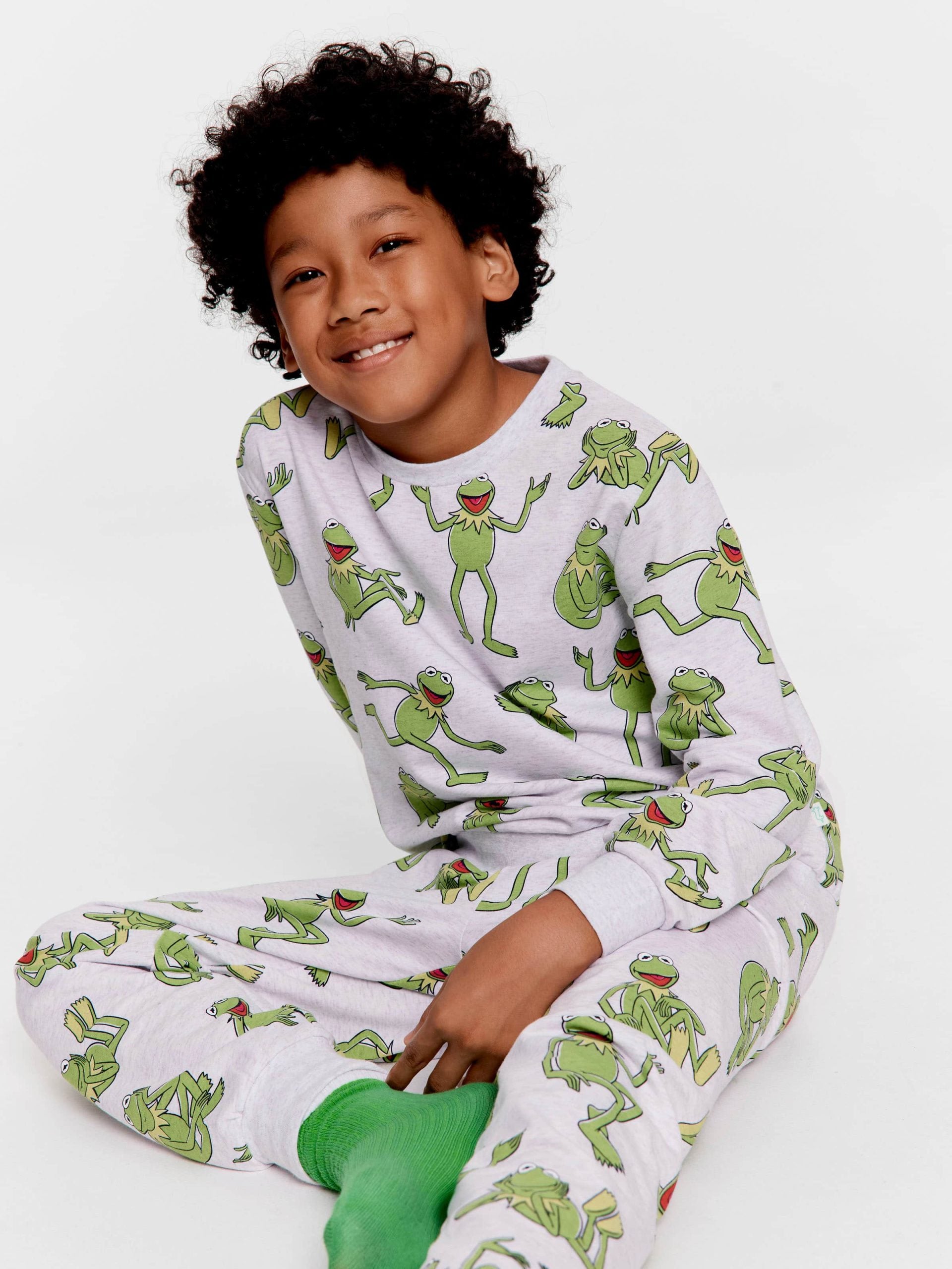 Kids Kermit Long Pj Set multi image 0