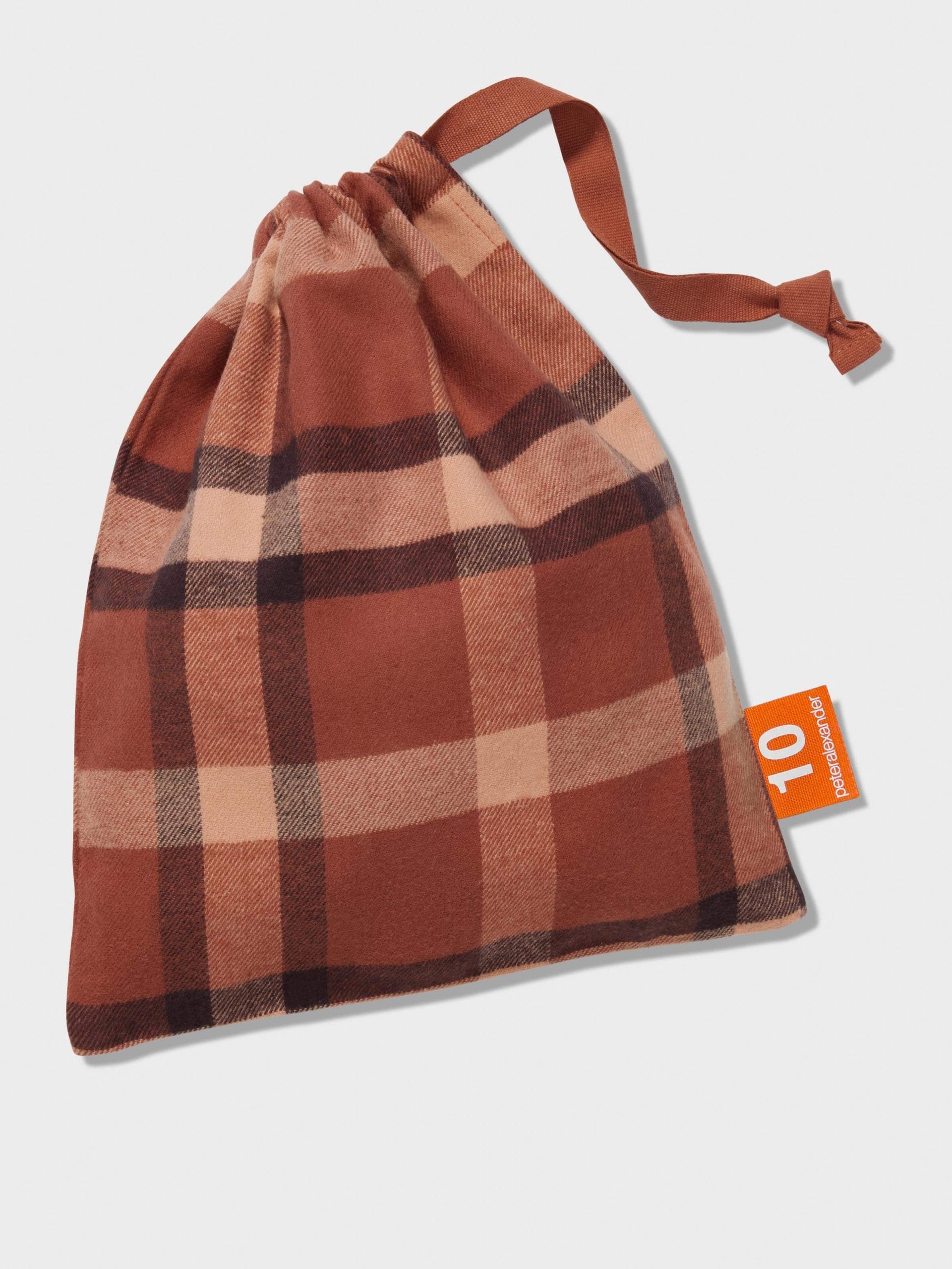 Boys Brown Check Long Classic Pj Set multi image 3