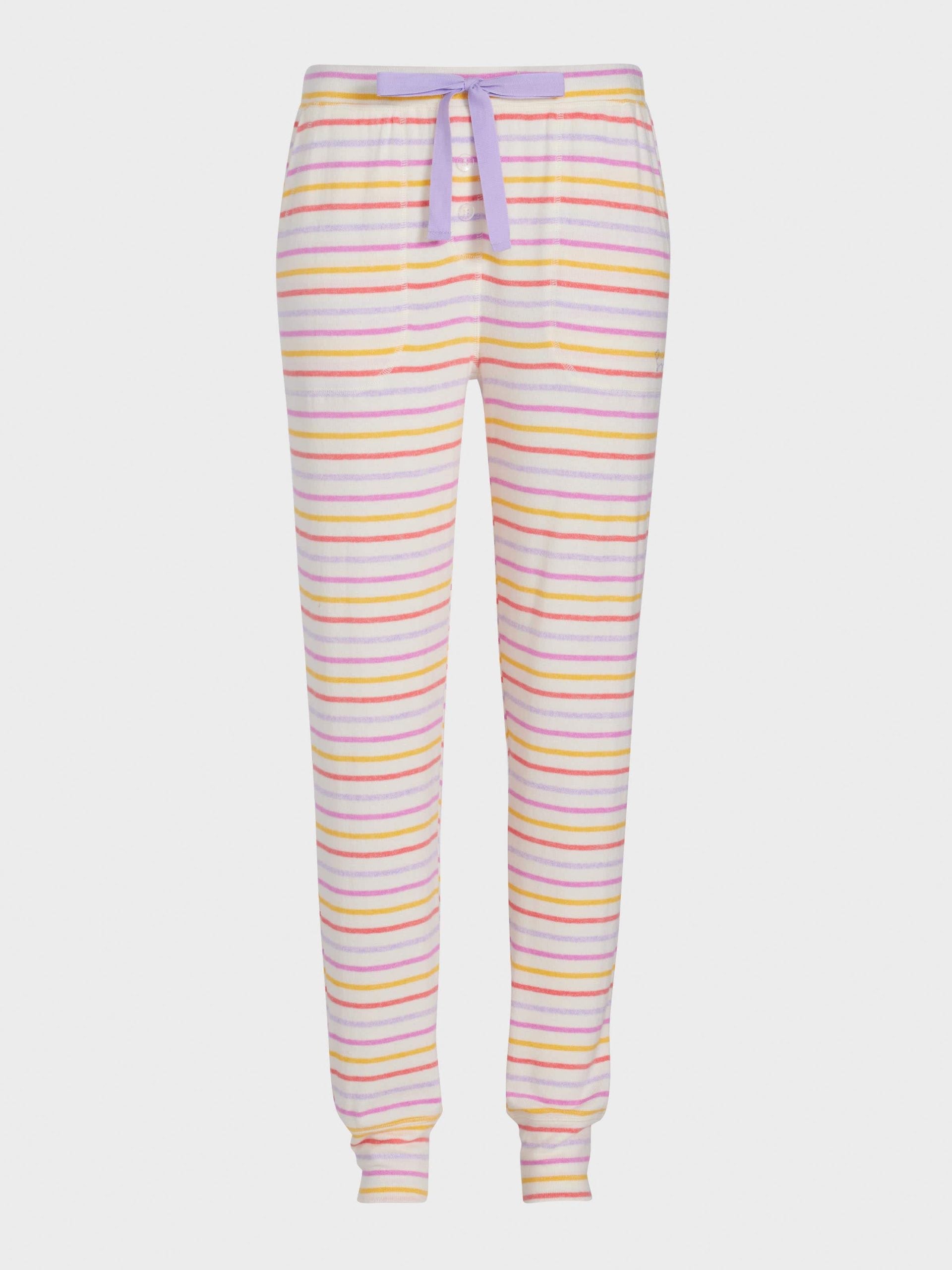 Fuzzy Stripe Easy Pj Pant multi image 3