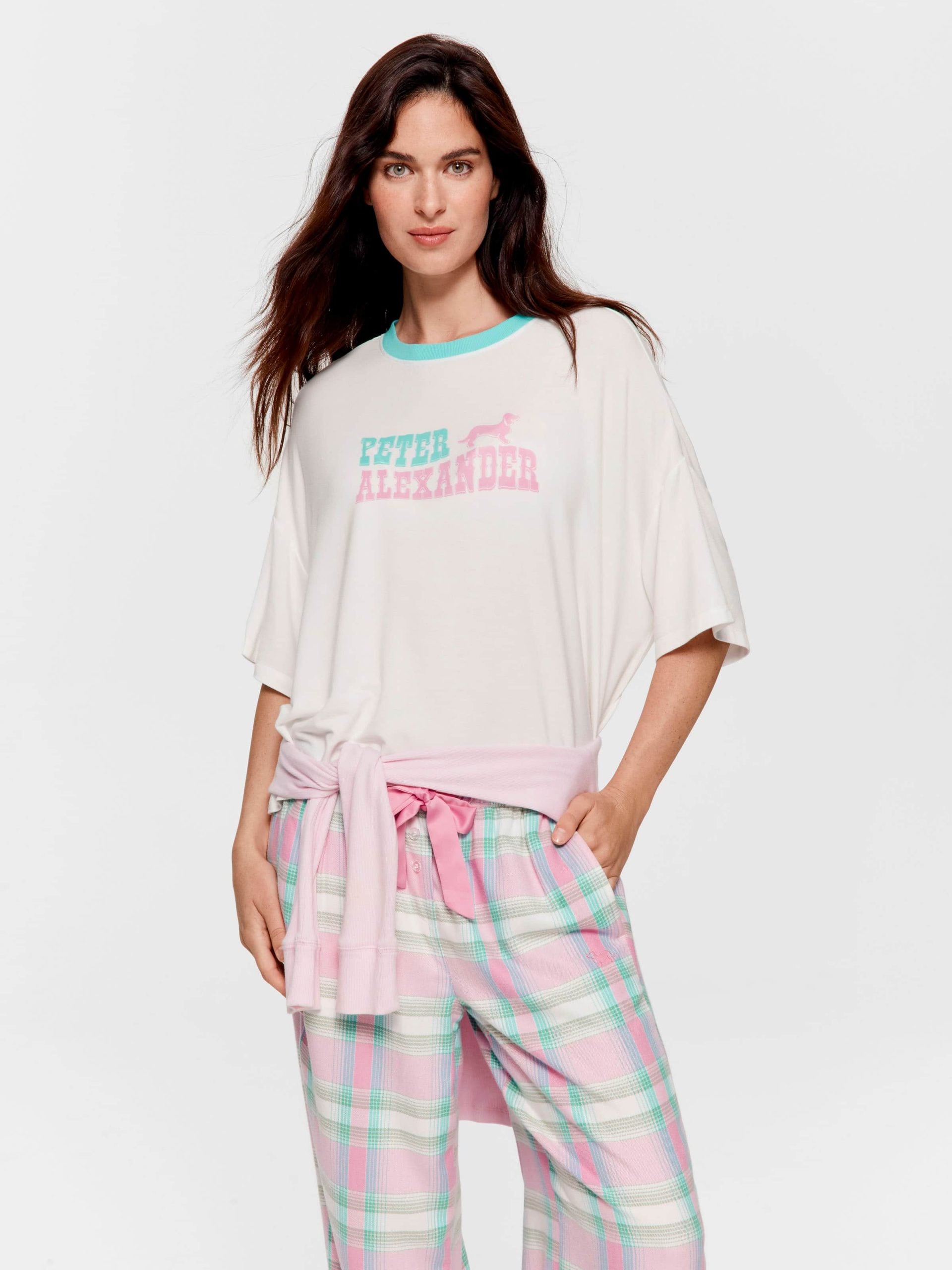 Peter Alexander Western Oversized Tee Cream image 2