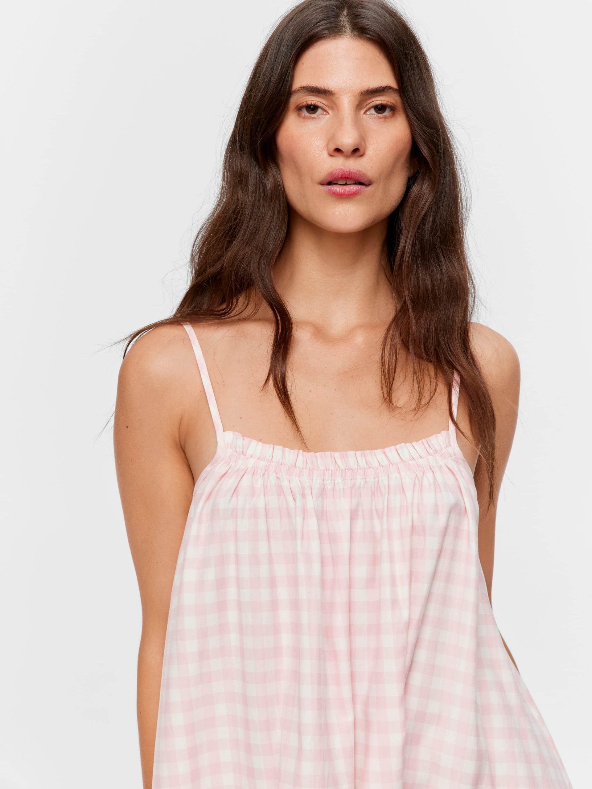 Gingham Strappy Nightie multi image 1