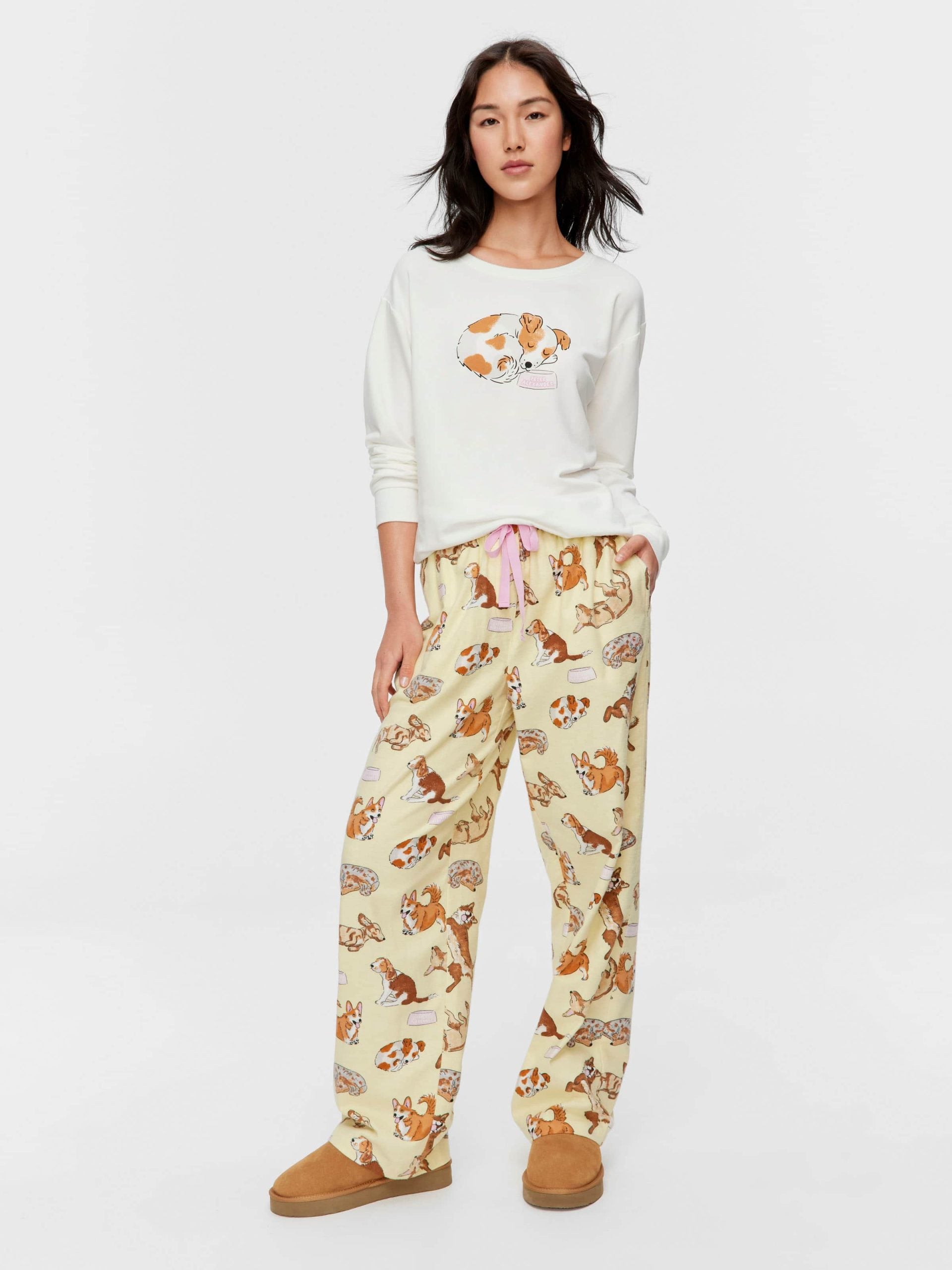 Happy Dogs Flannelette Classic Pj Pant Multi image 2