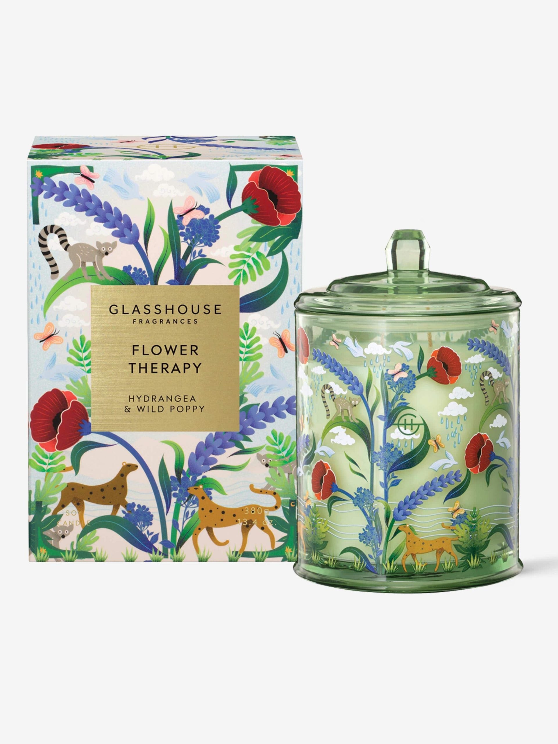 Glasshouse Fragrances Limited Edition Flower Therapy 380G Candle multi image 0