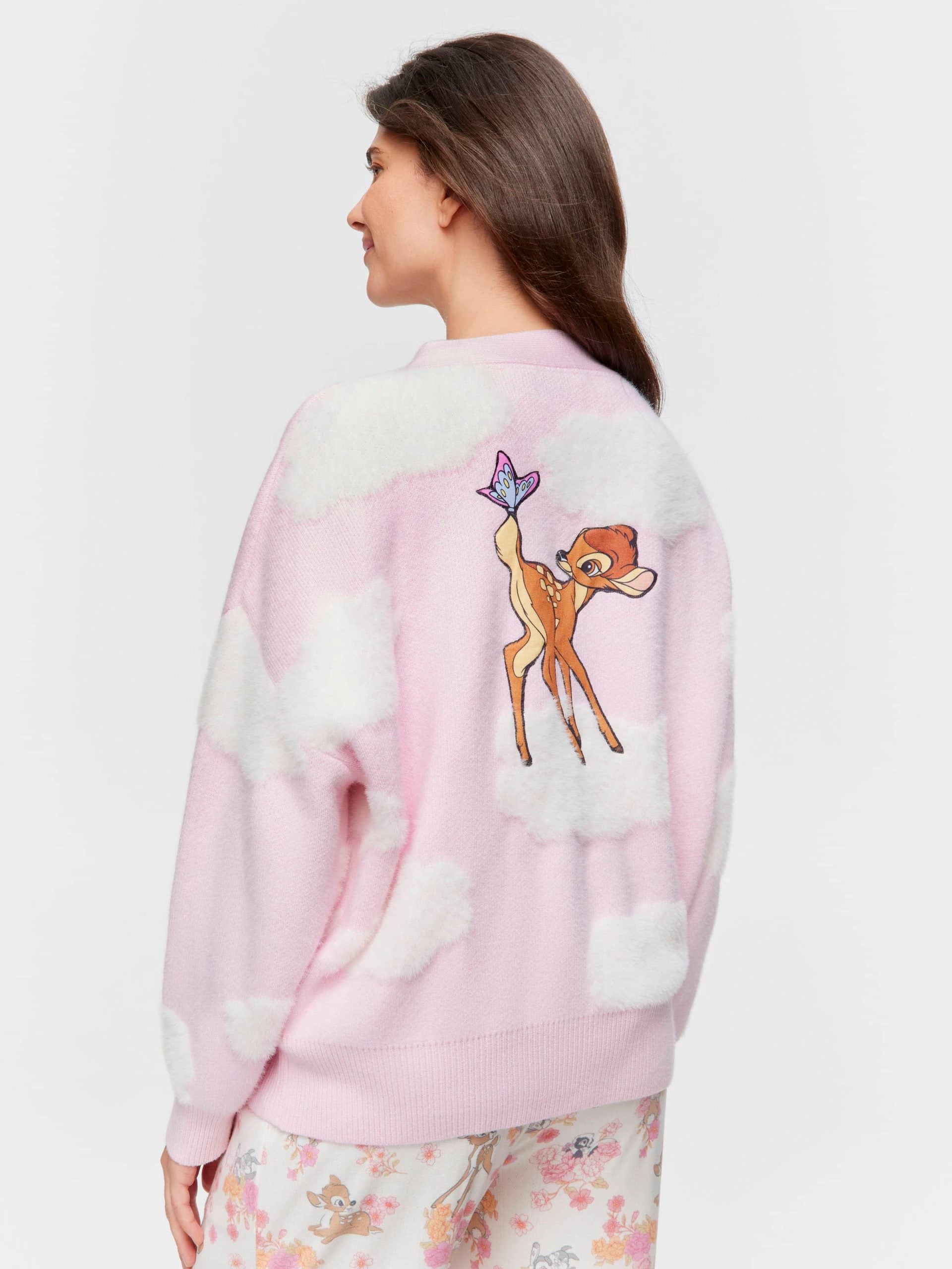 Bambi Fluffy Knit Cardi multi image 1