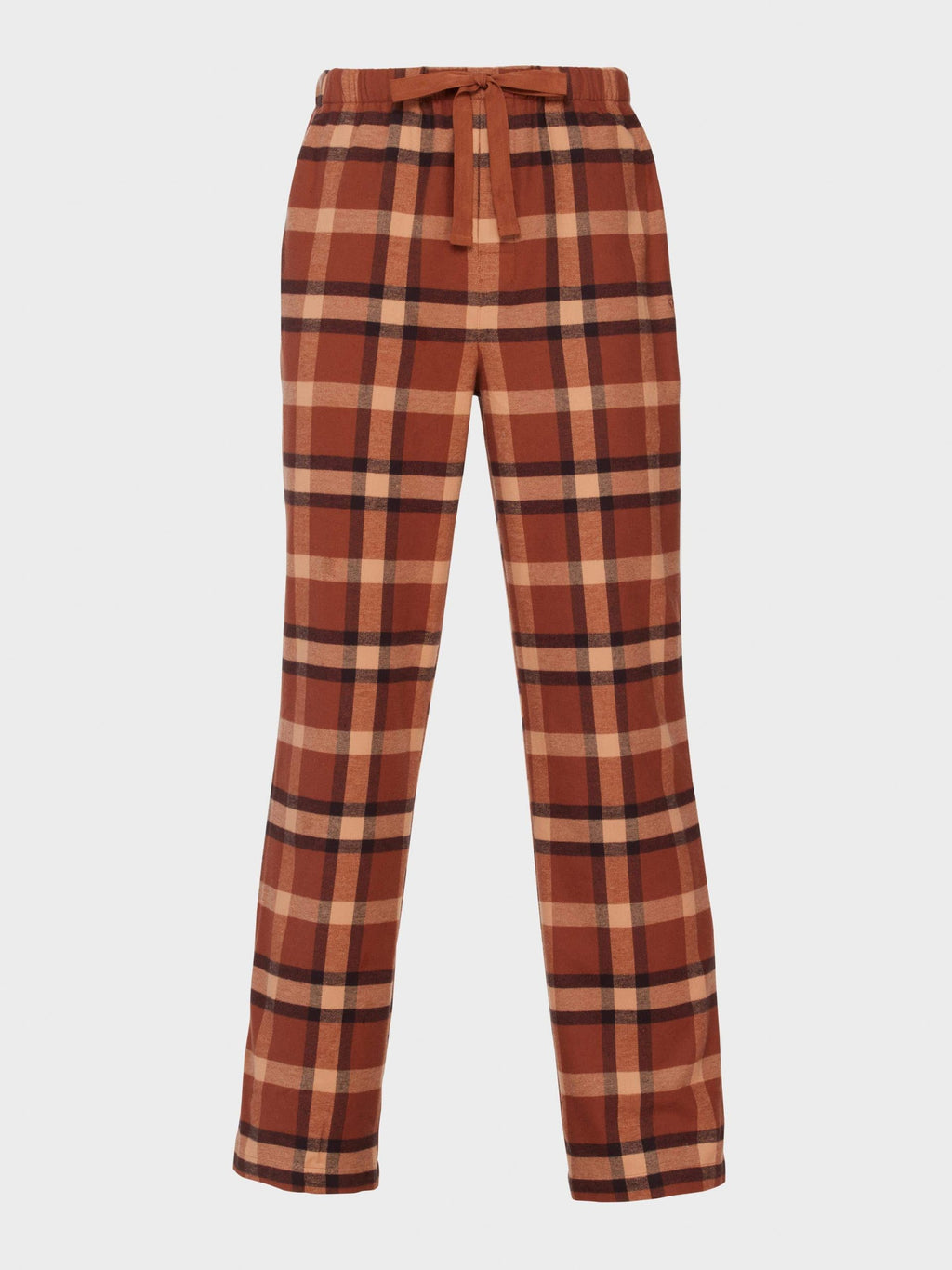 Brown Check Flannelette Pj Pant multi image 3