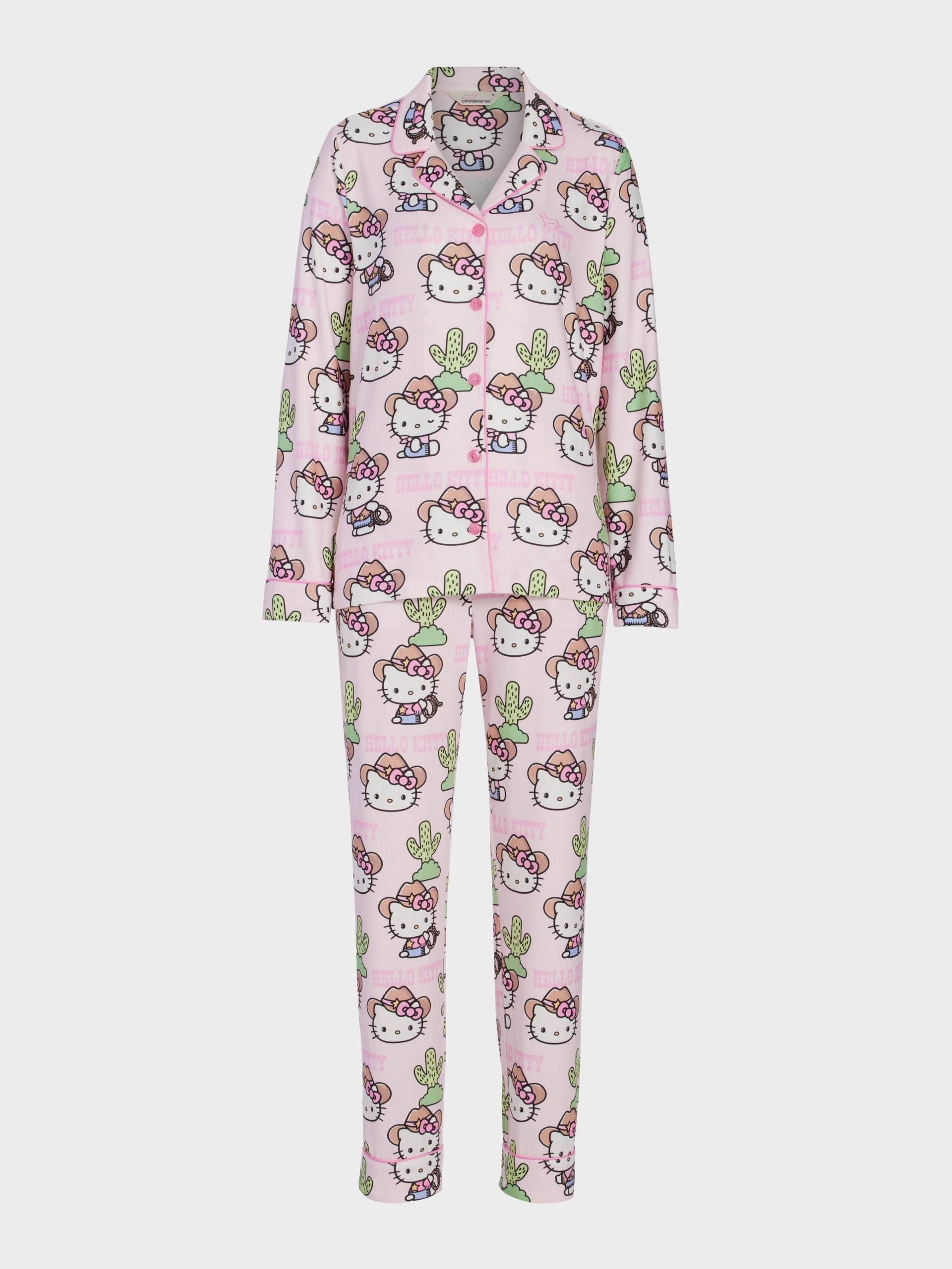 Howdy Hello Kitty Plush Classic Pj Set Multi image 4