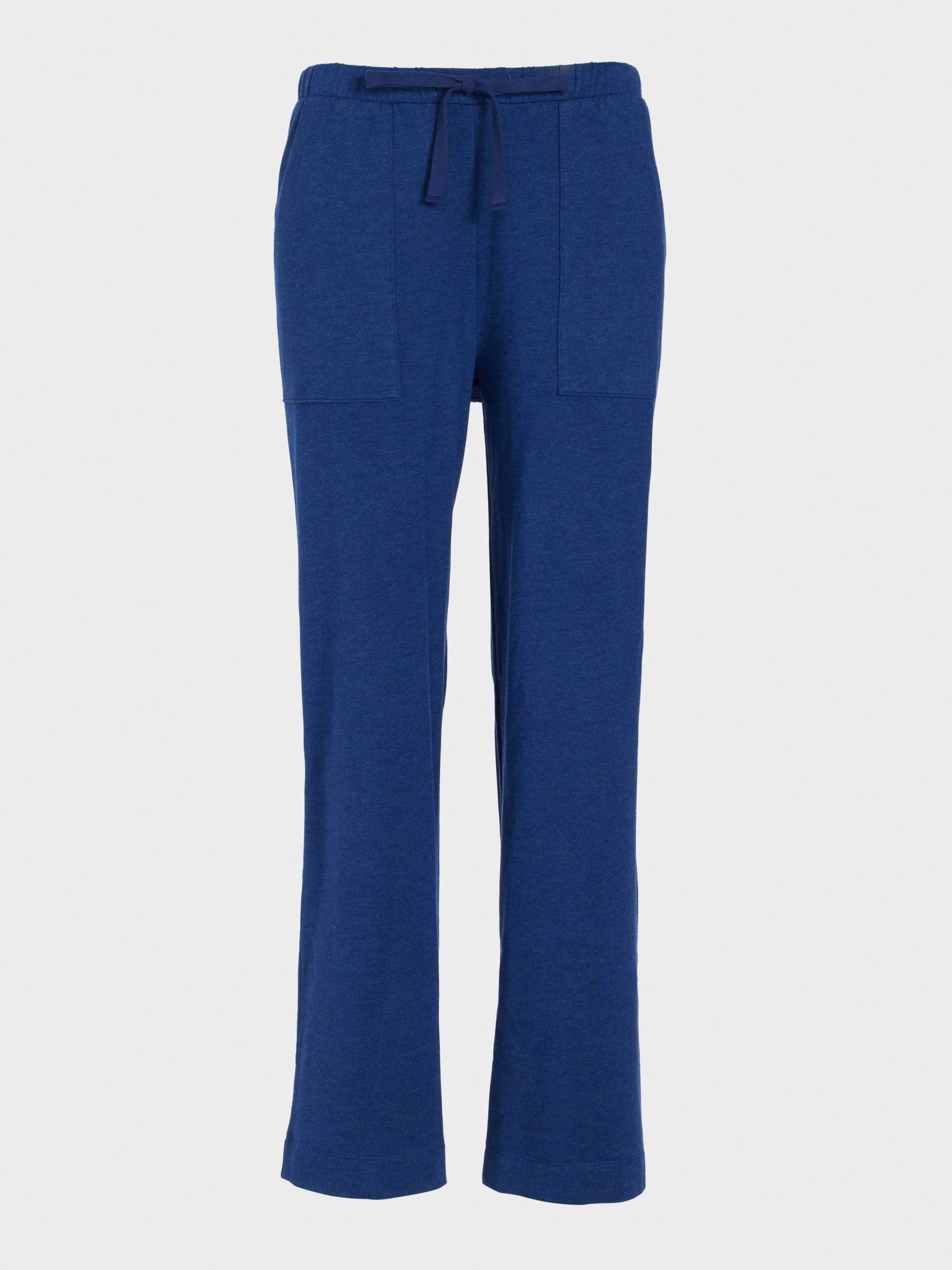 Navy Track Wide Leg Pj Pant navy image 4