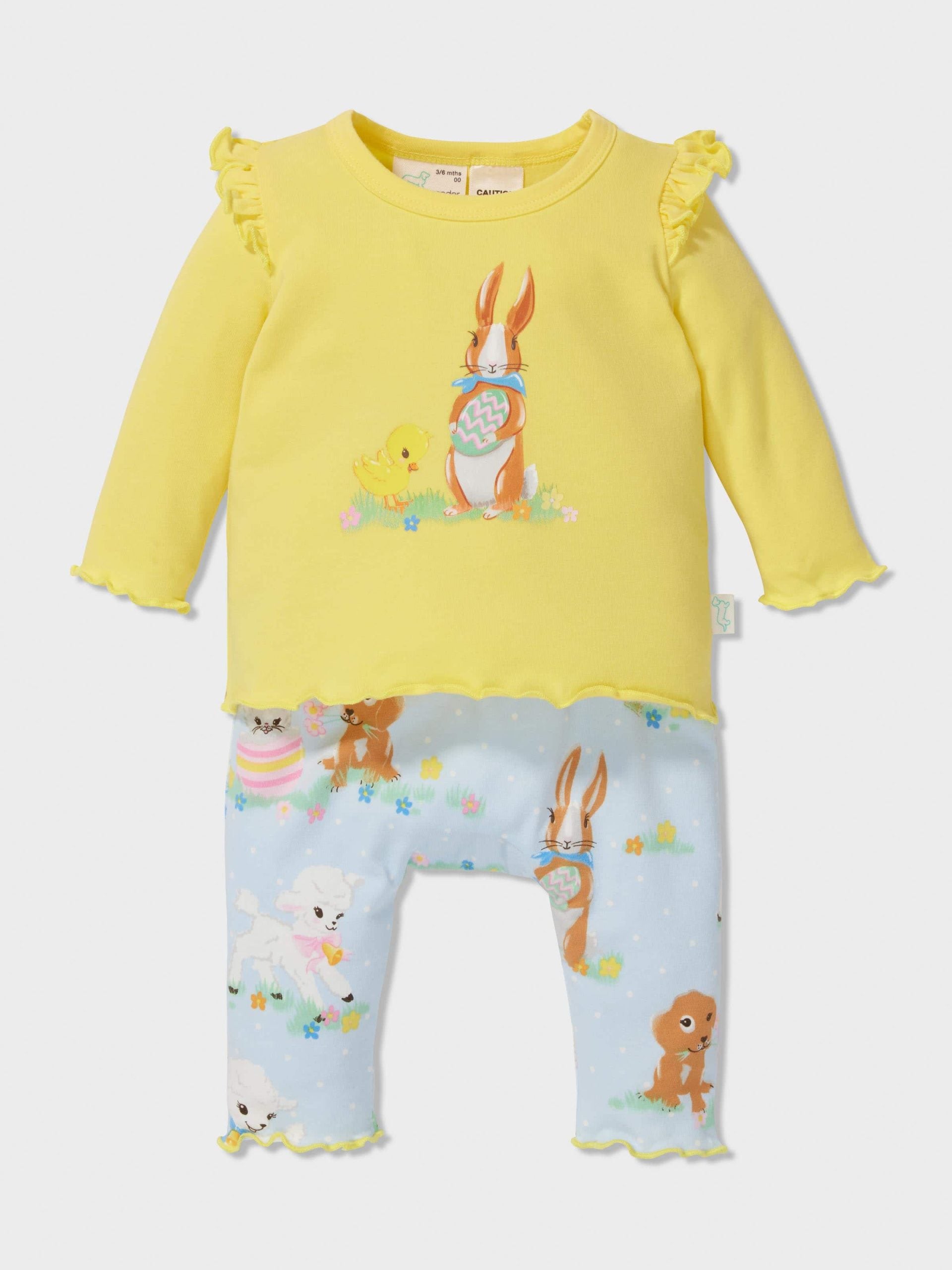 Baby Easter Print Pj Set multi image 2