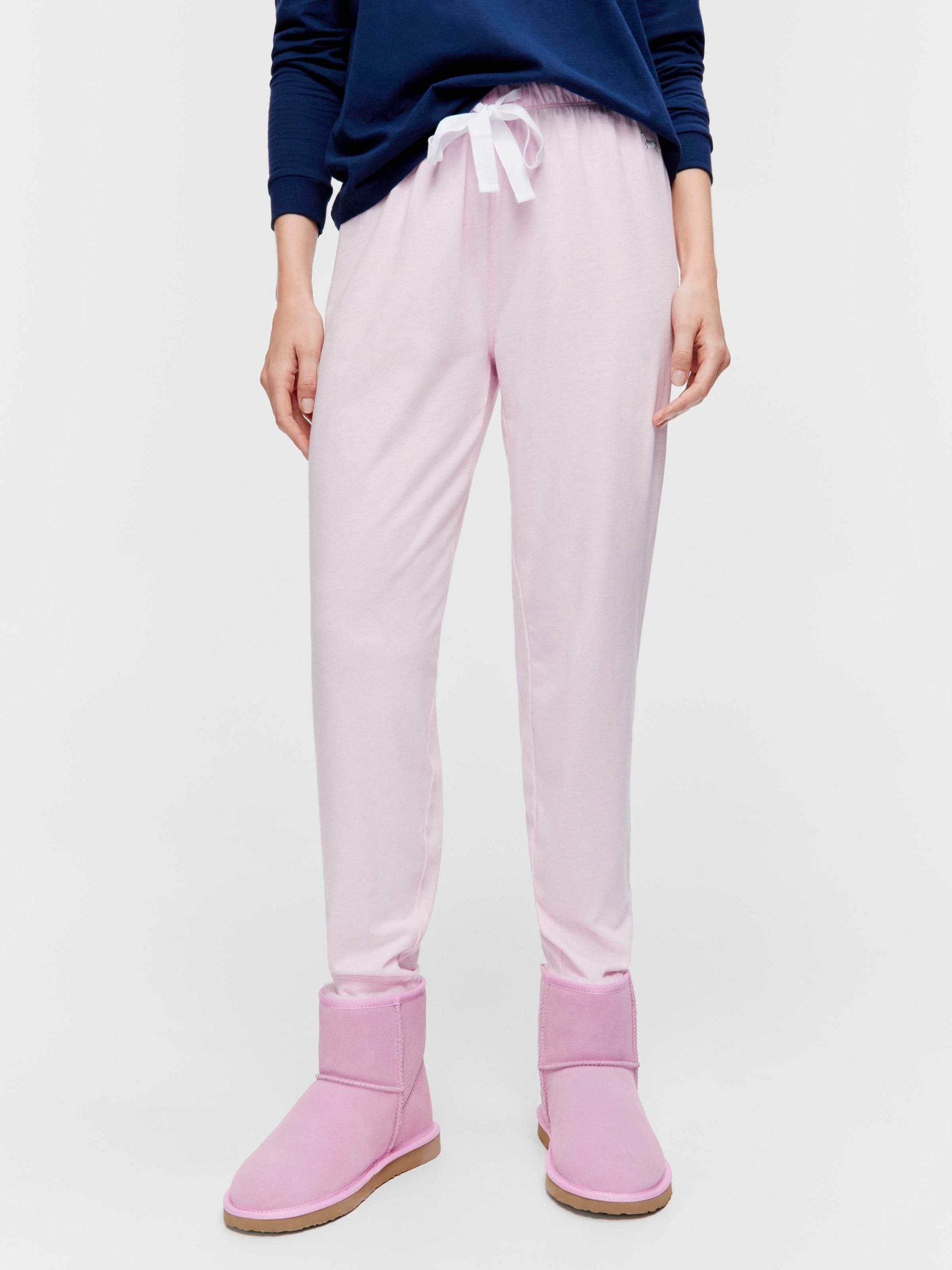 Pink Marle Tapered Pj Pant pink image 2