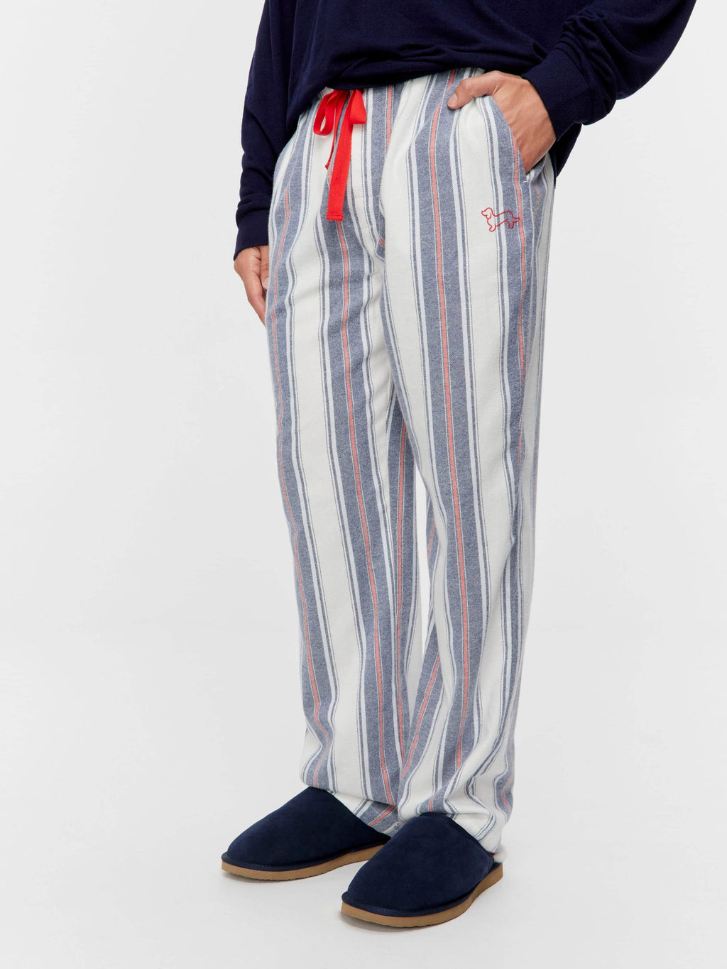 Mattress Stripe Flannelette Classic Pj Pant Multi image 2